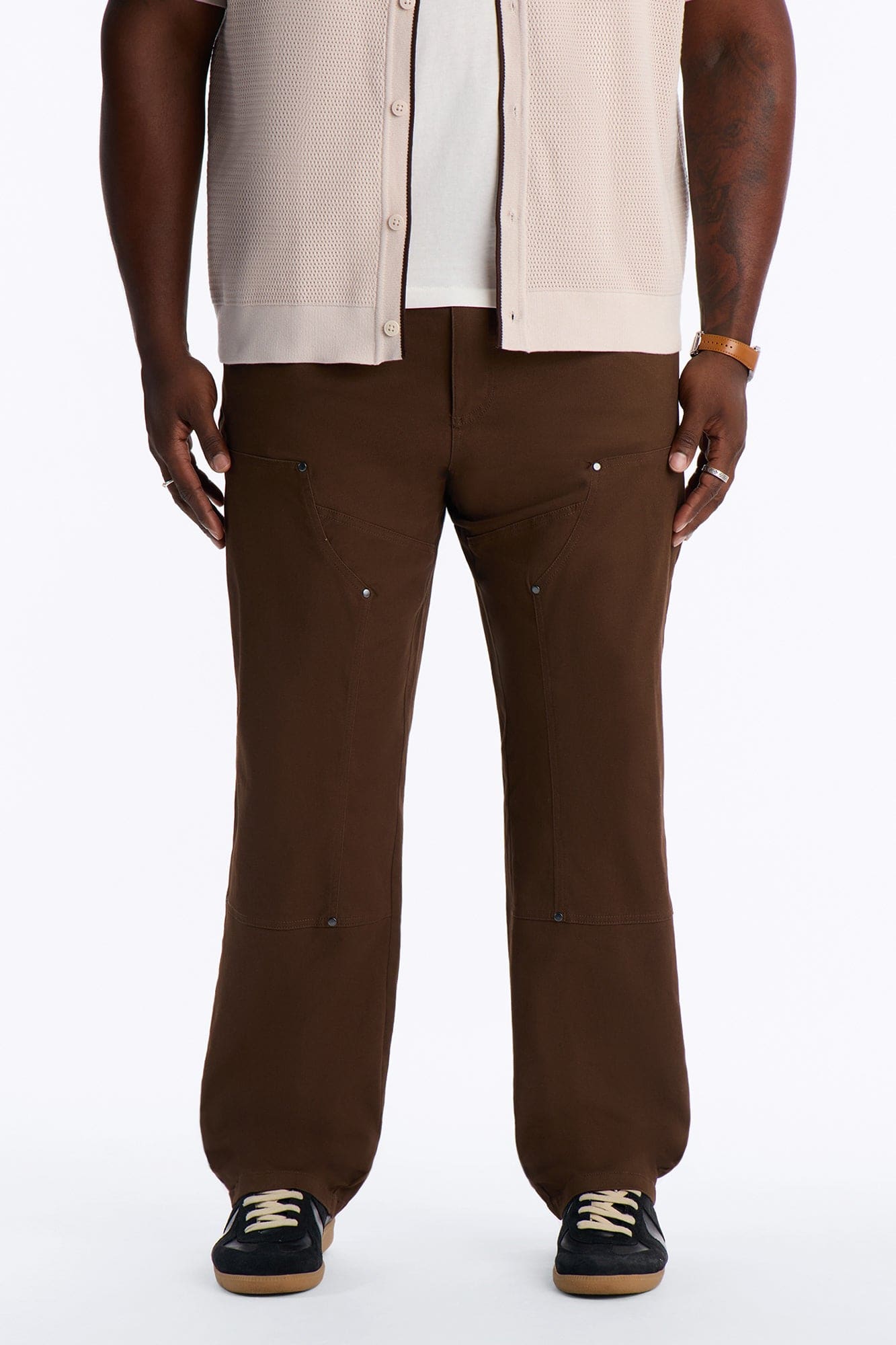 Summer League Straight Carpenter Pants - Brown