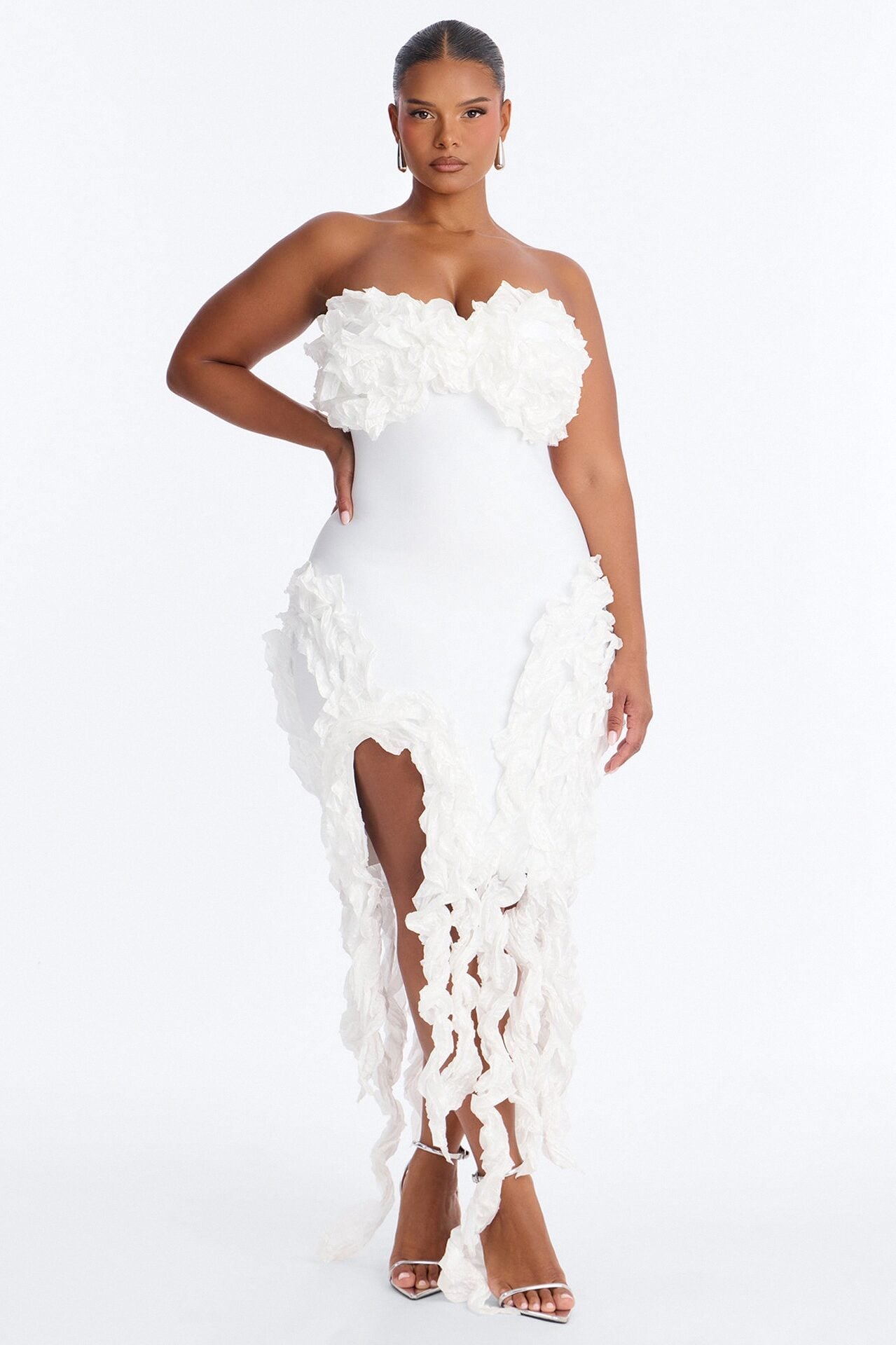 Leila Bandage Mini Dress - White image 1