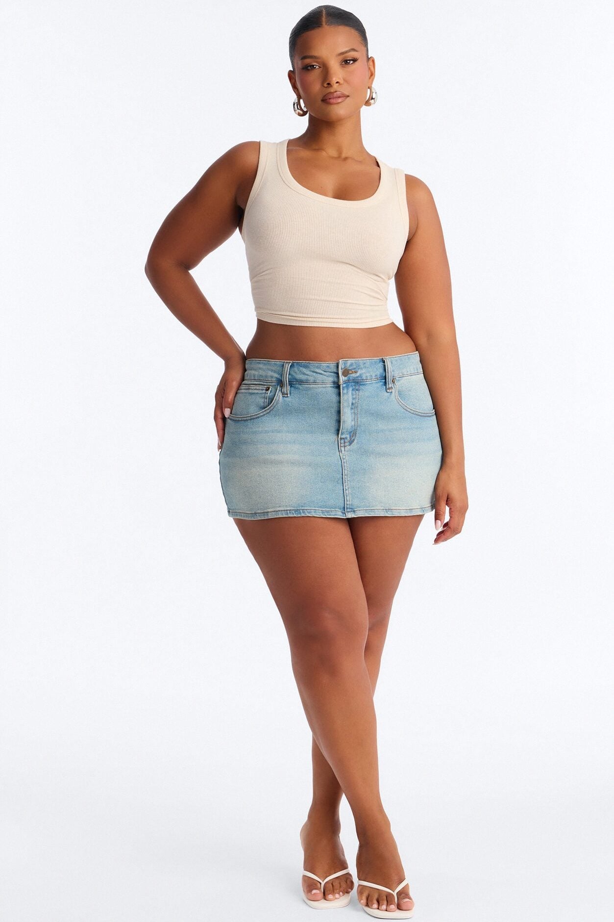 Remi Tank Top - Stone image 1