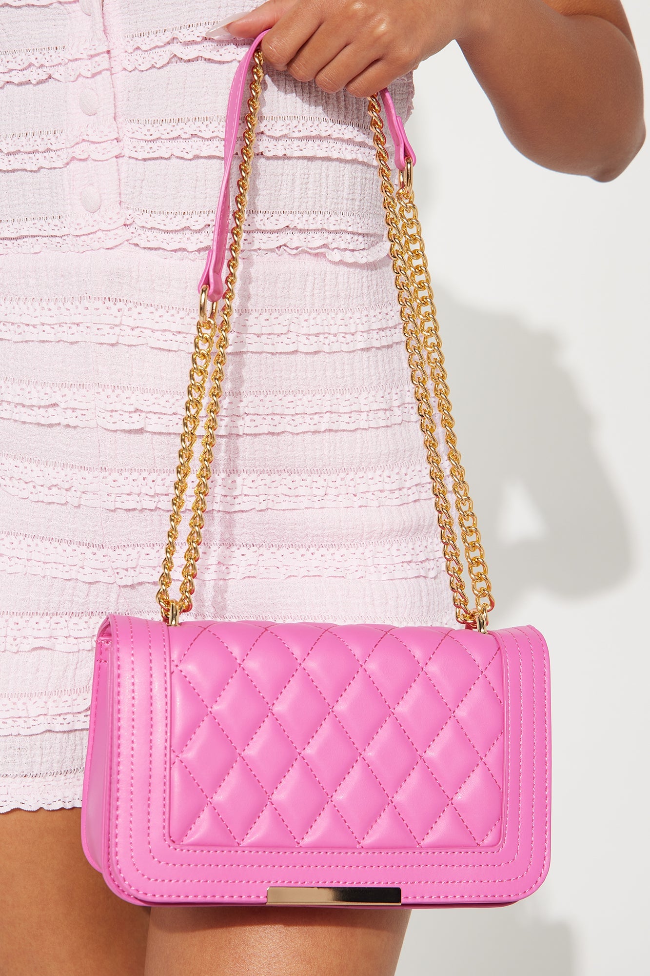 Leave The Rest Behind Crossbody Bag - Pink image 1