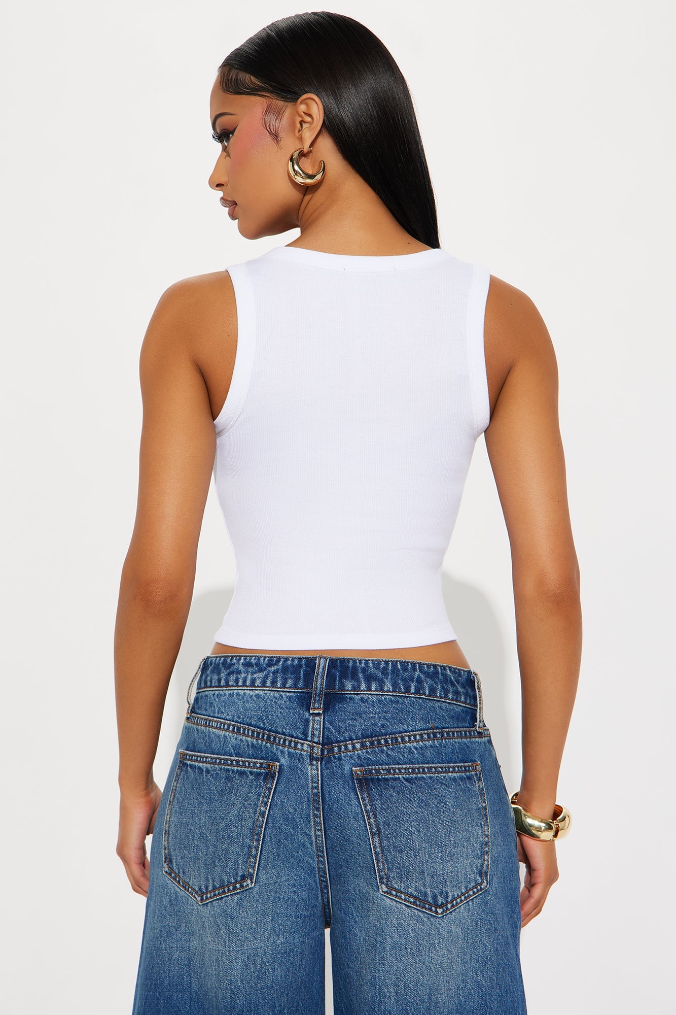 Remi Tank Top - White image 4