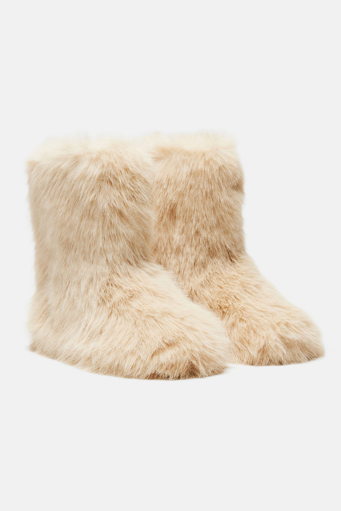 Chilly Days Booties - Beige image 5