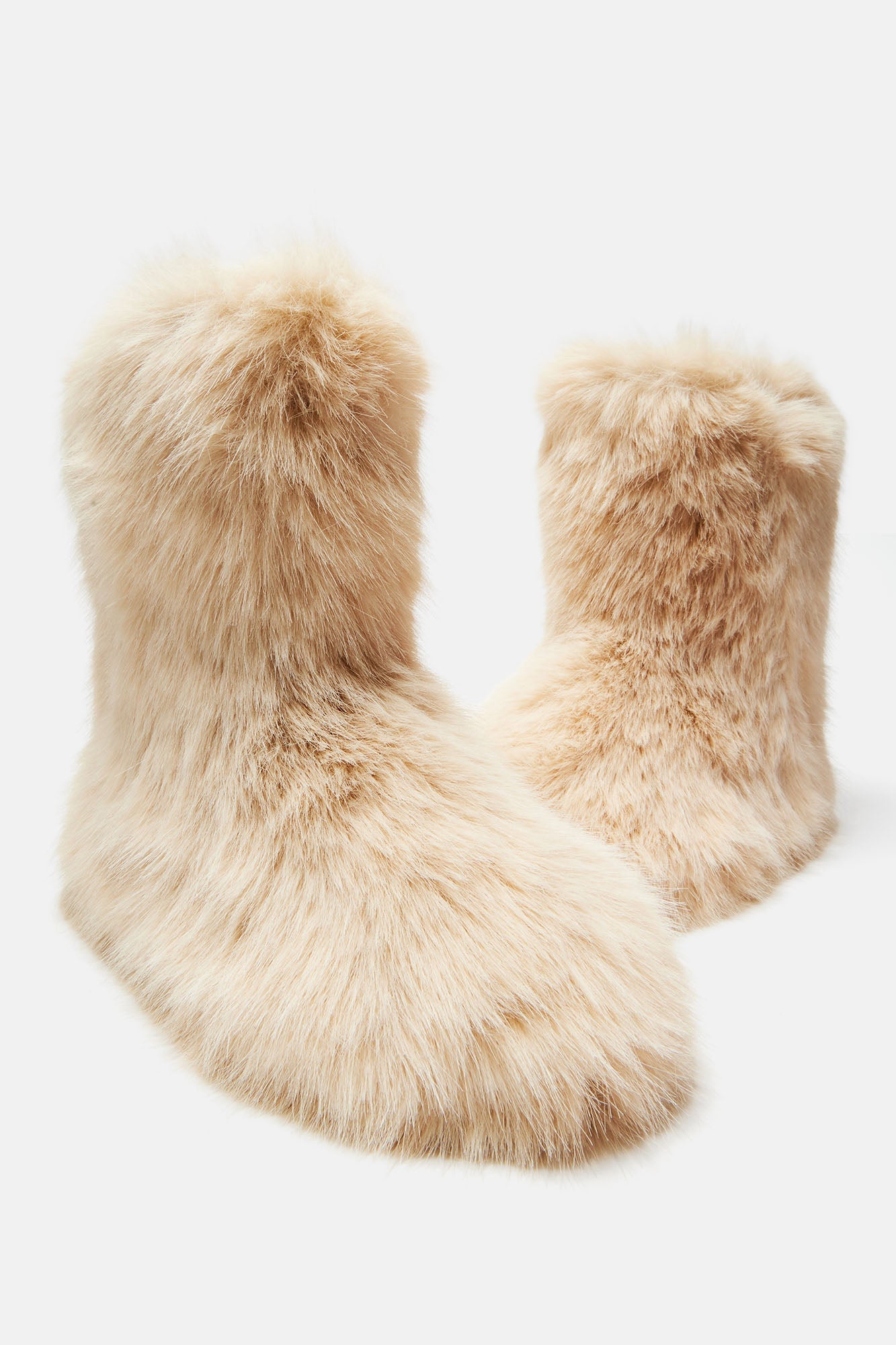 Chilly Days Booties - Beige image 4