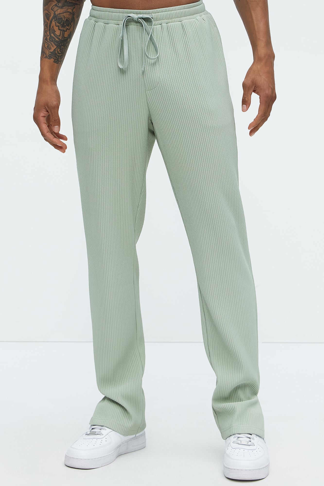 Show Up Slim Slit Pants - Sage image 8