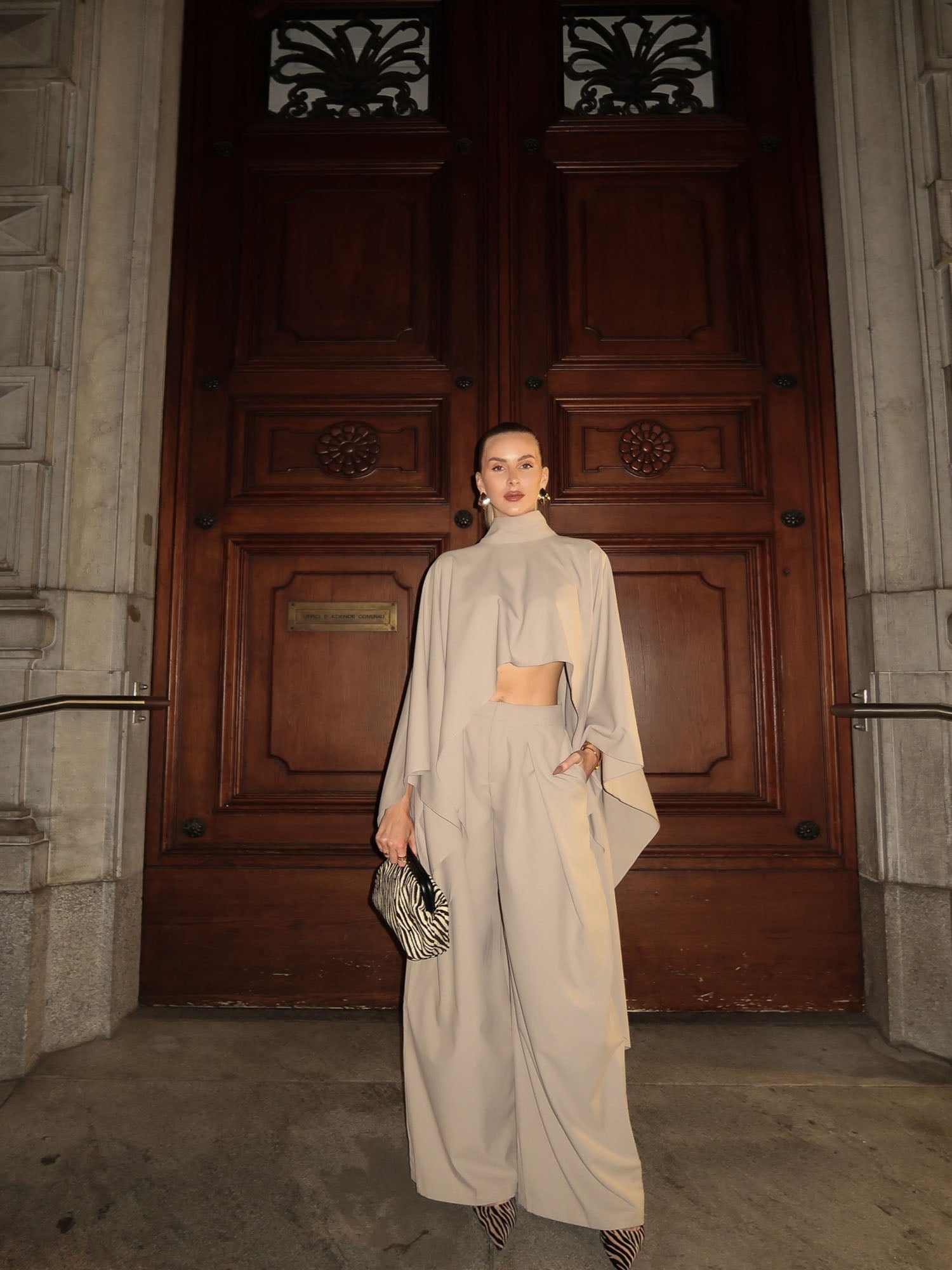 Refined Flow Pant Set - Taupe image 9