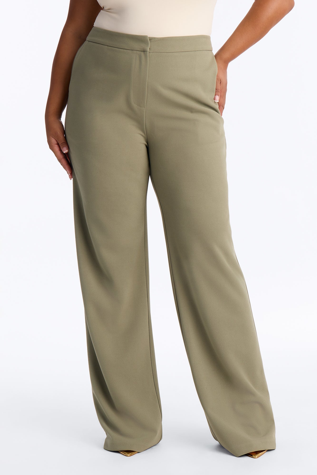 Core Competency Straight Leg Trouser - Sage image 2