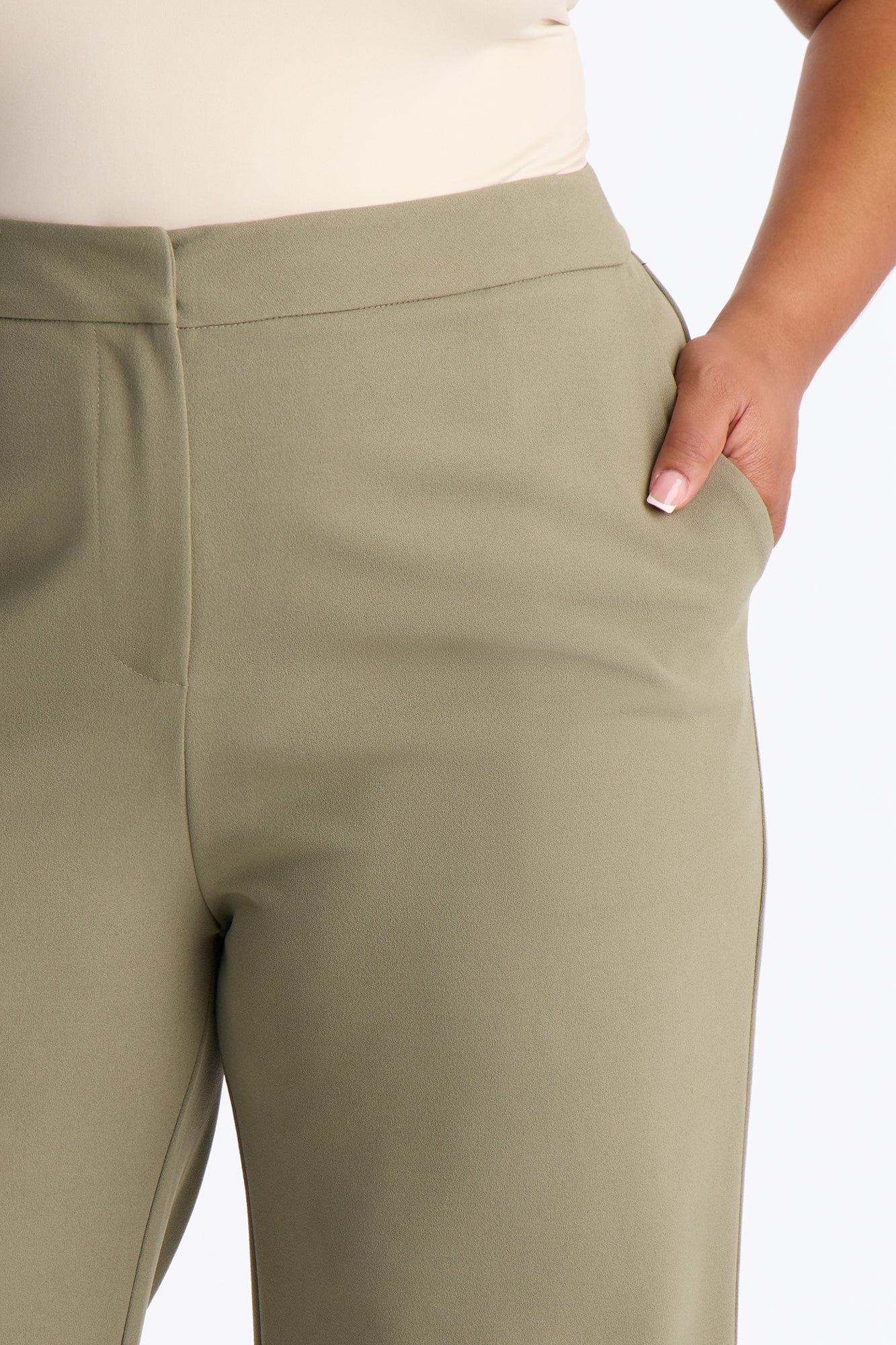 Core Competency Straight Leg Trouser - Sage image 3