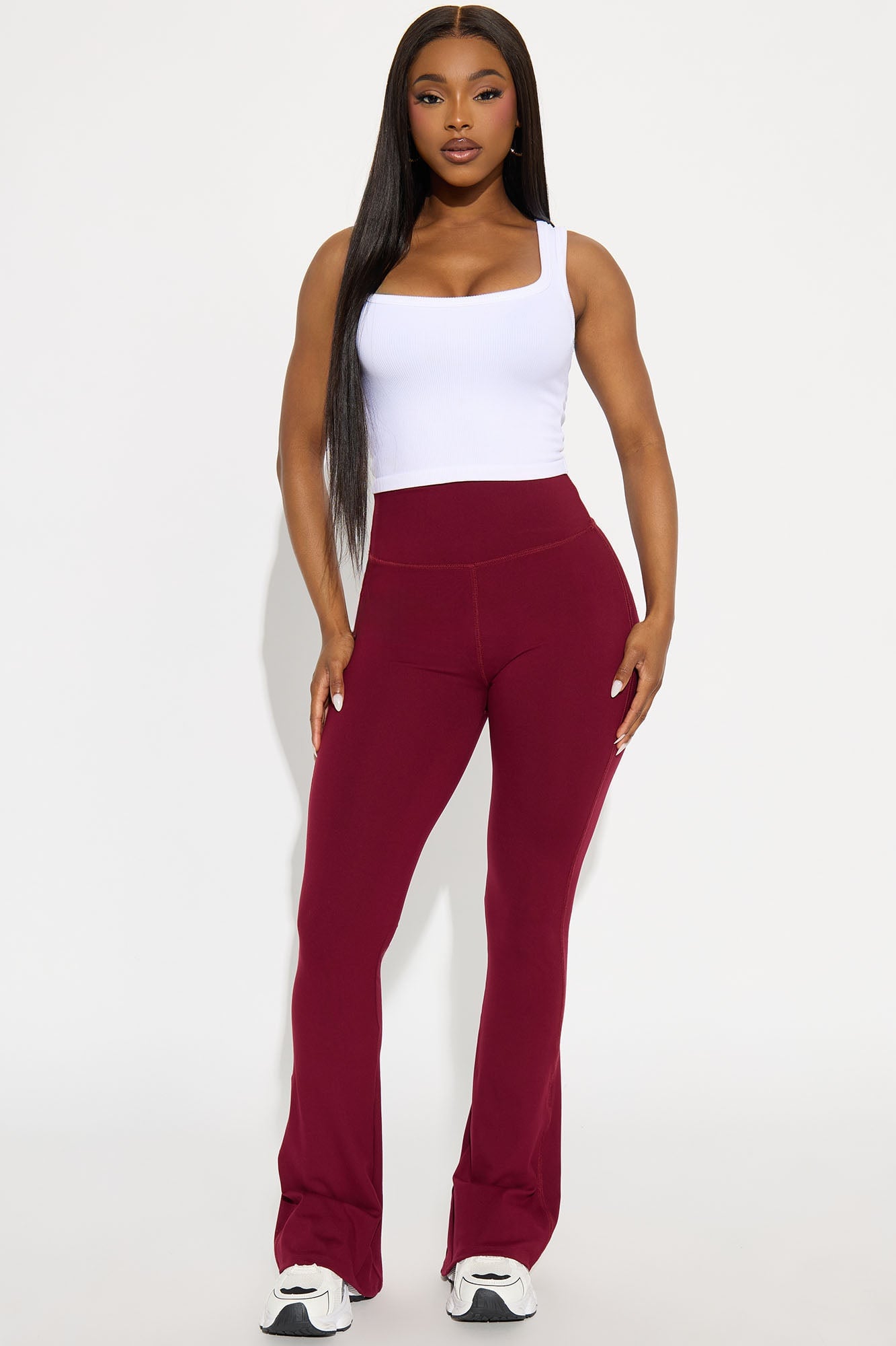 Break A Sweat Active Yoga Pant - Burgundy image 4