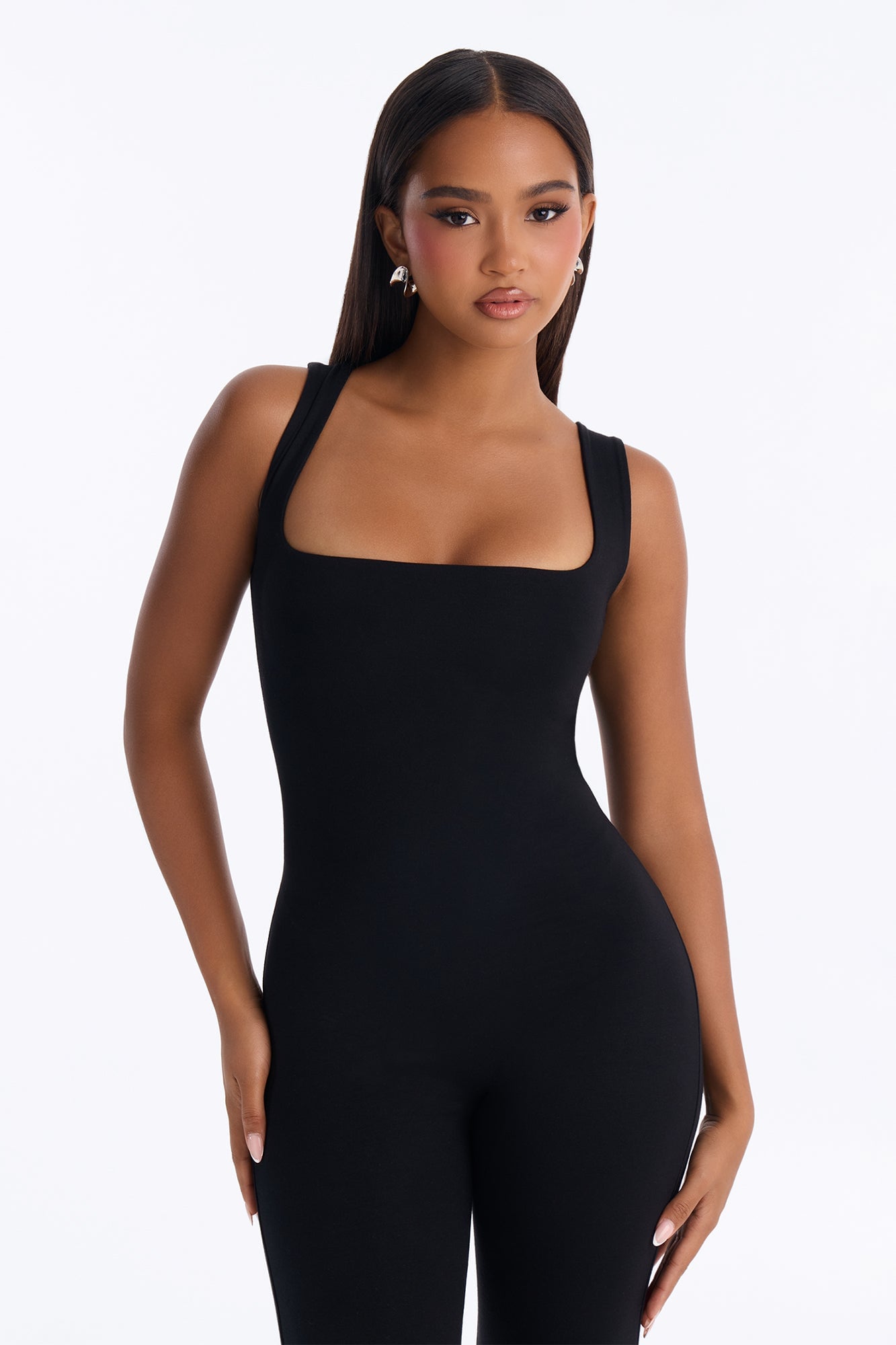 Shelly Premium Modal Jumpsuit - Black image 2