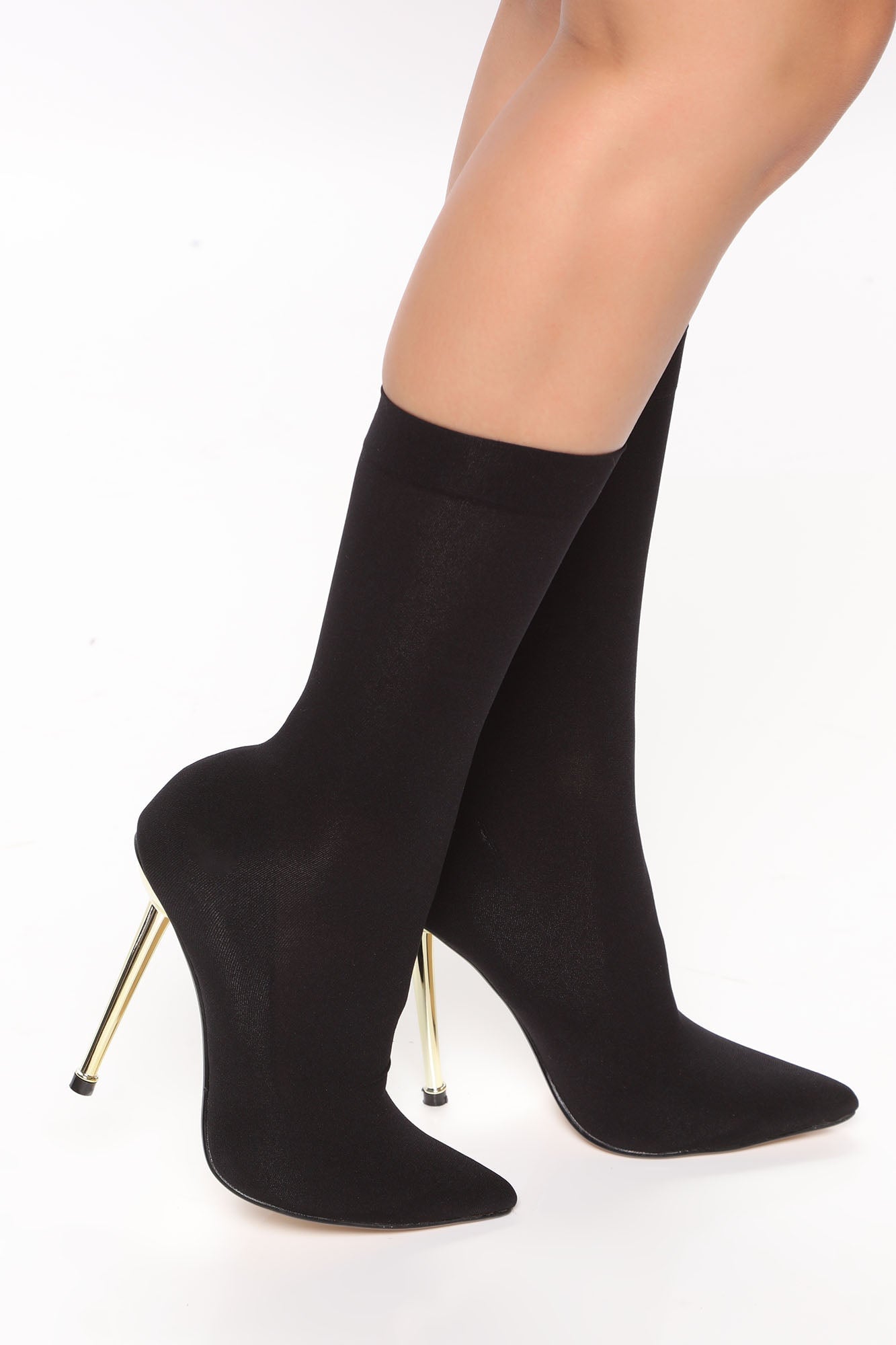 She's Going Places Ankle Bootie - Black image 5