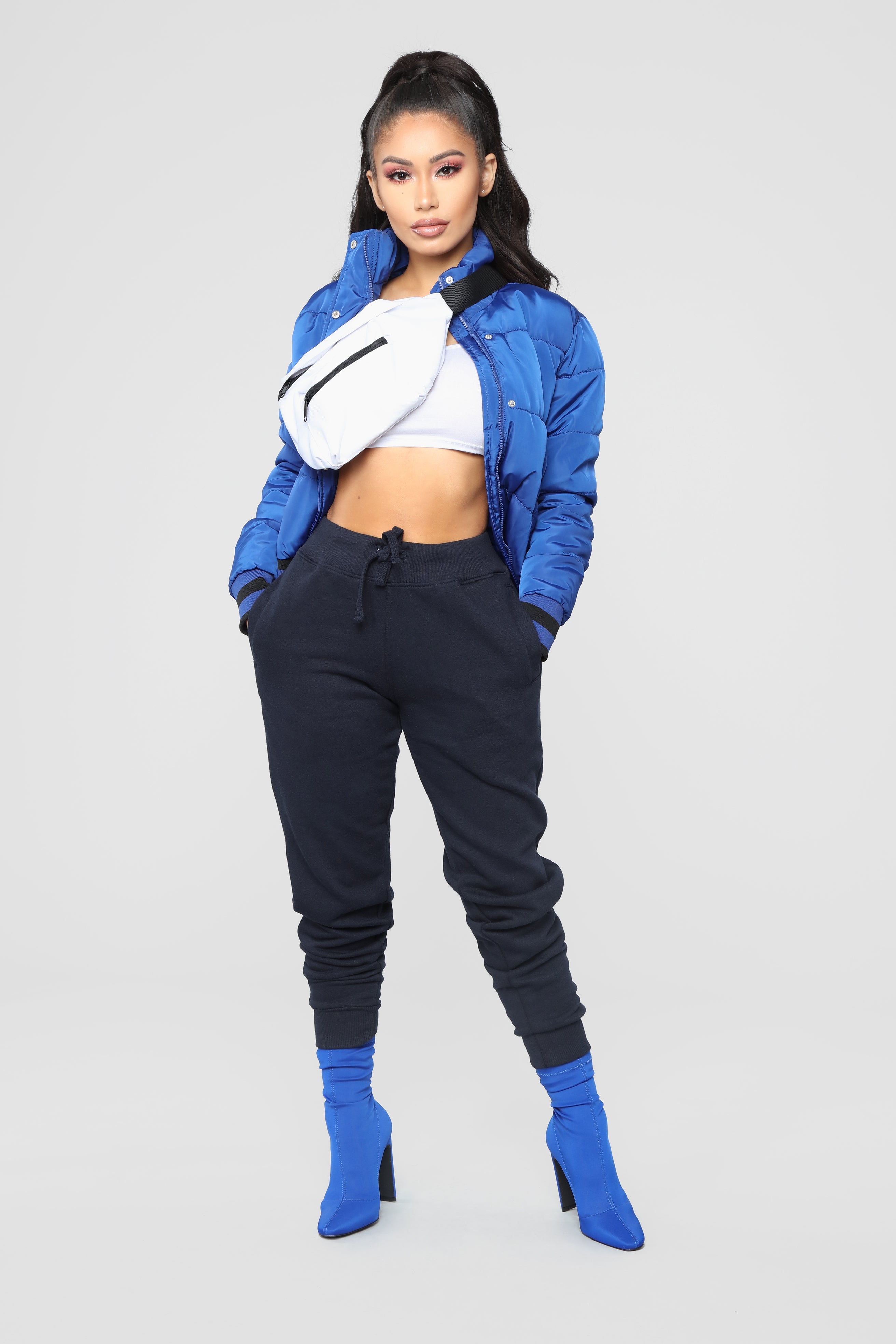 Mrs. Jackson Puffer Jacket - Royal Blue image 2