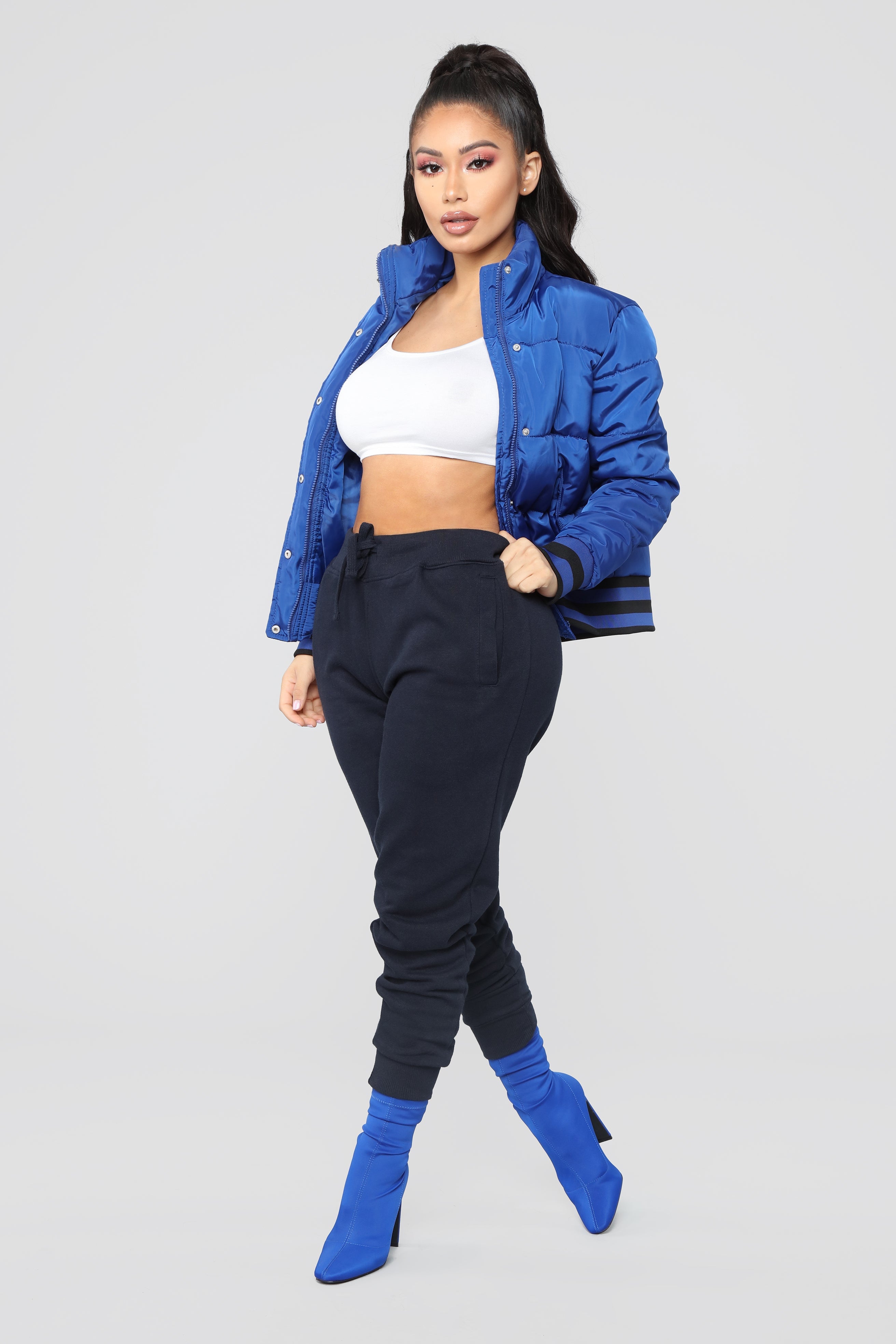 Mrs. Jackson Puffer Jacket - Royal Blue image 5