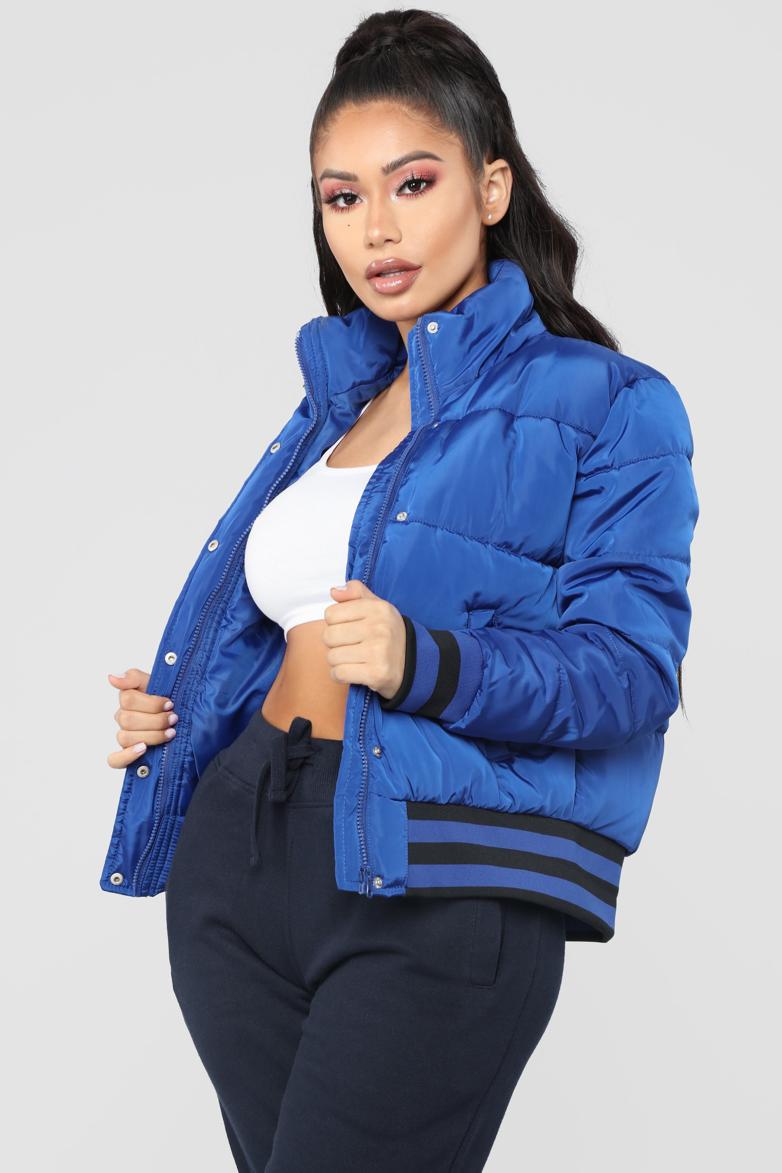 Mrs. Jackson Puffer Jacket - Royal Blue image 4
