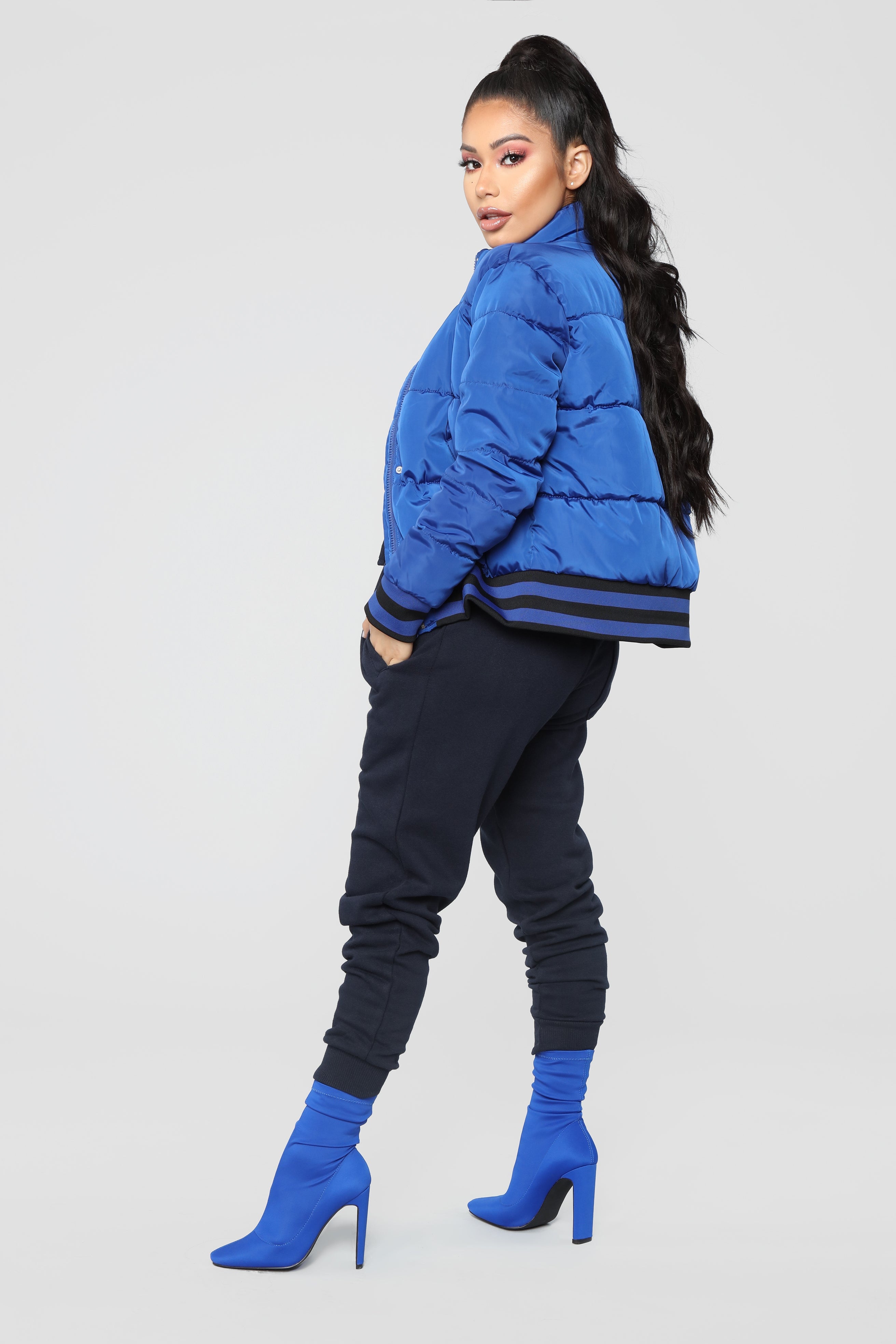 Mrs. Jackson Puffer Jacket - Royal Blue image 6