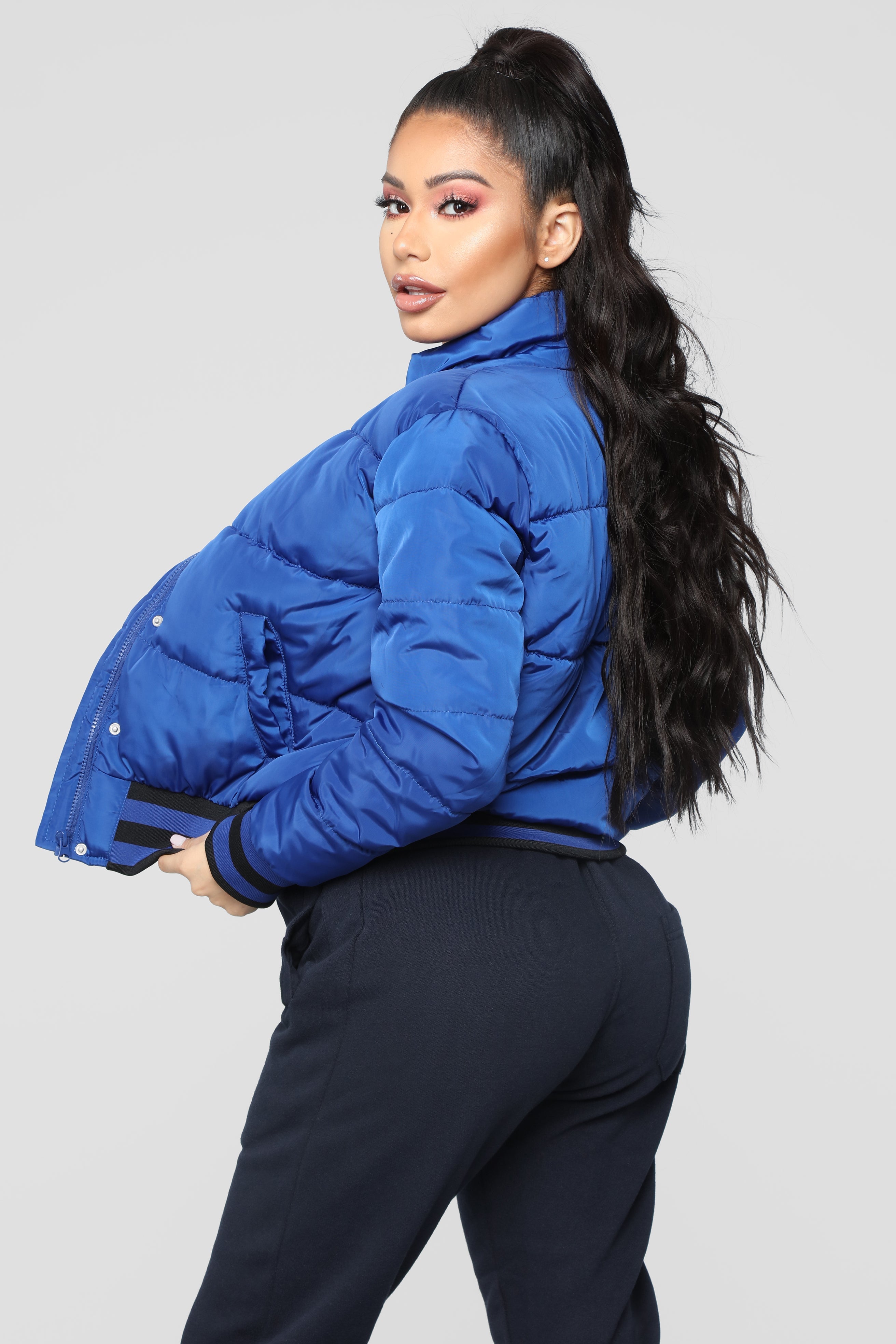 Mrs. Jackson Puffer Jacket - Royal Blue image 3