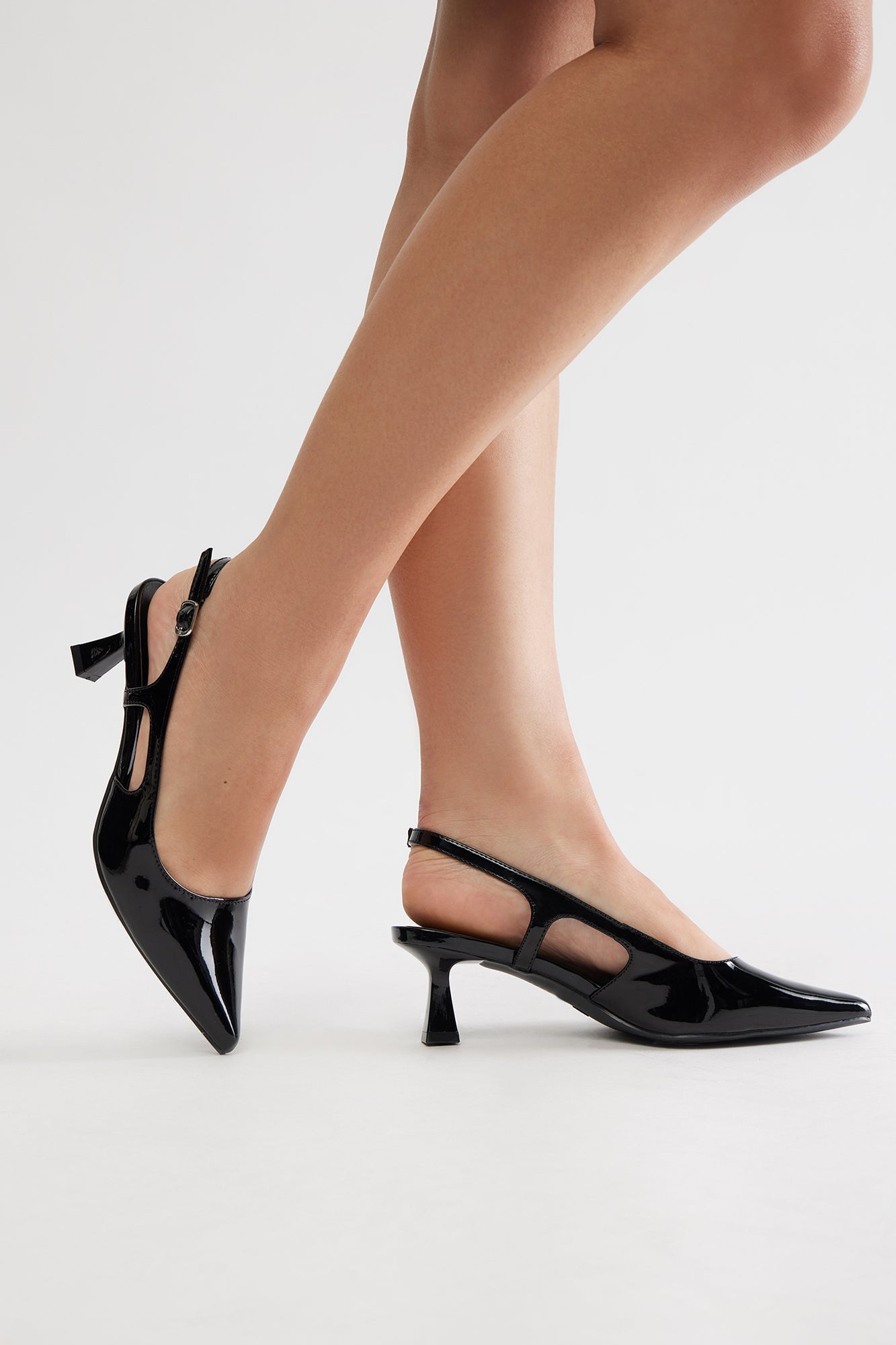 Alena Slingback Pumps - Black image 4