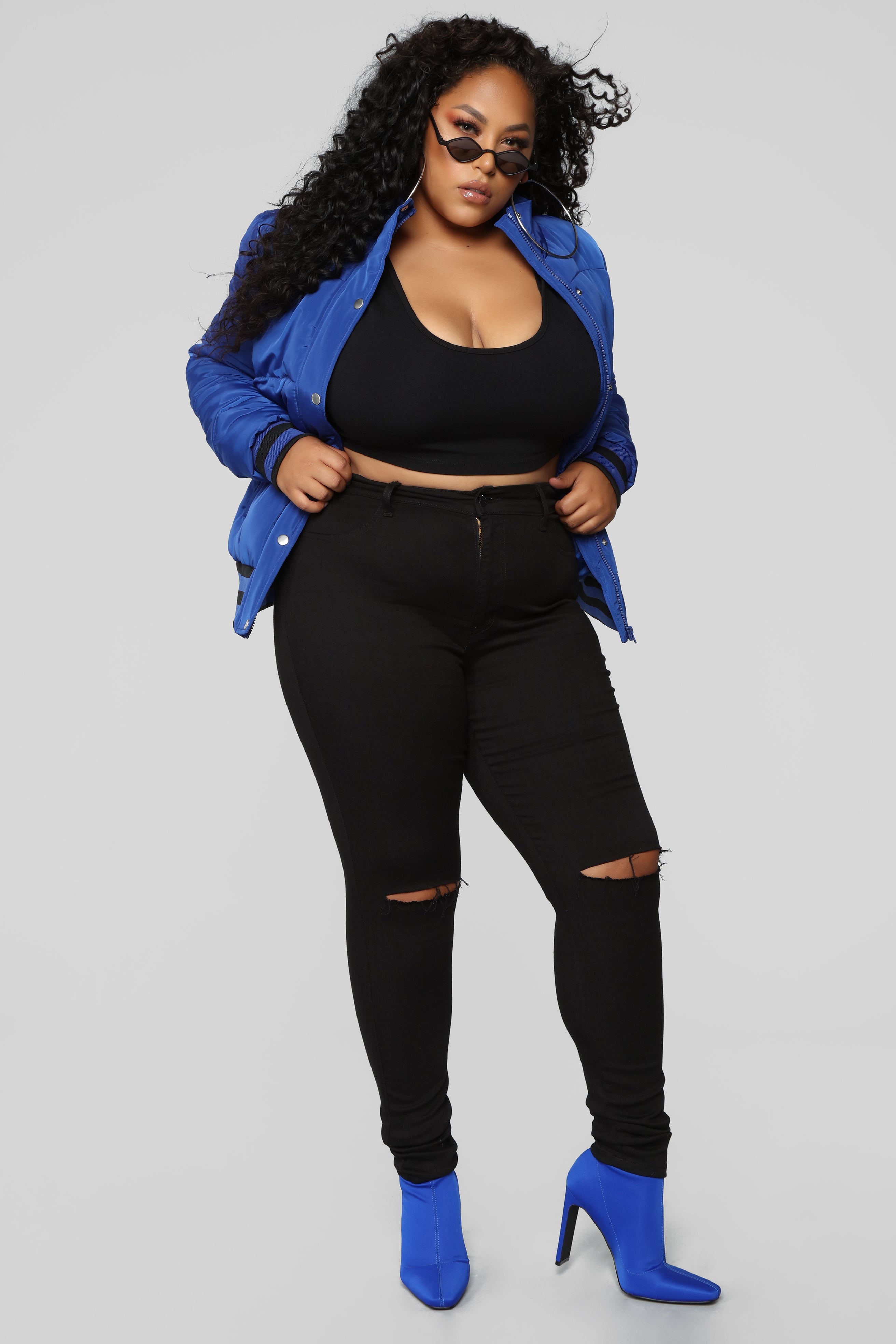Mrs. Jackson Puffer Jacket - Royal Blue image 8