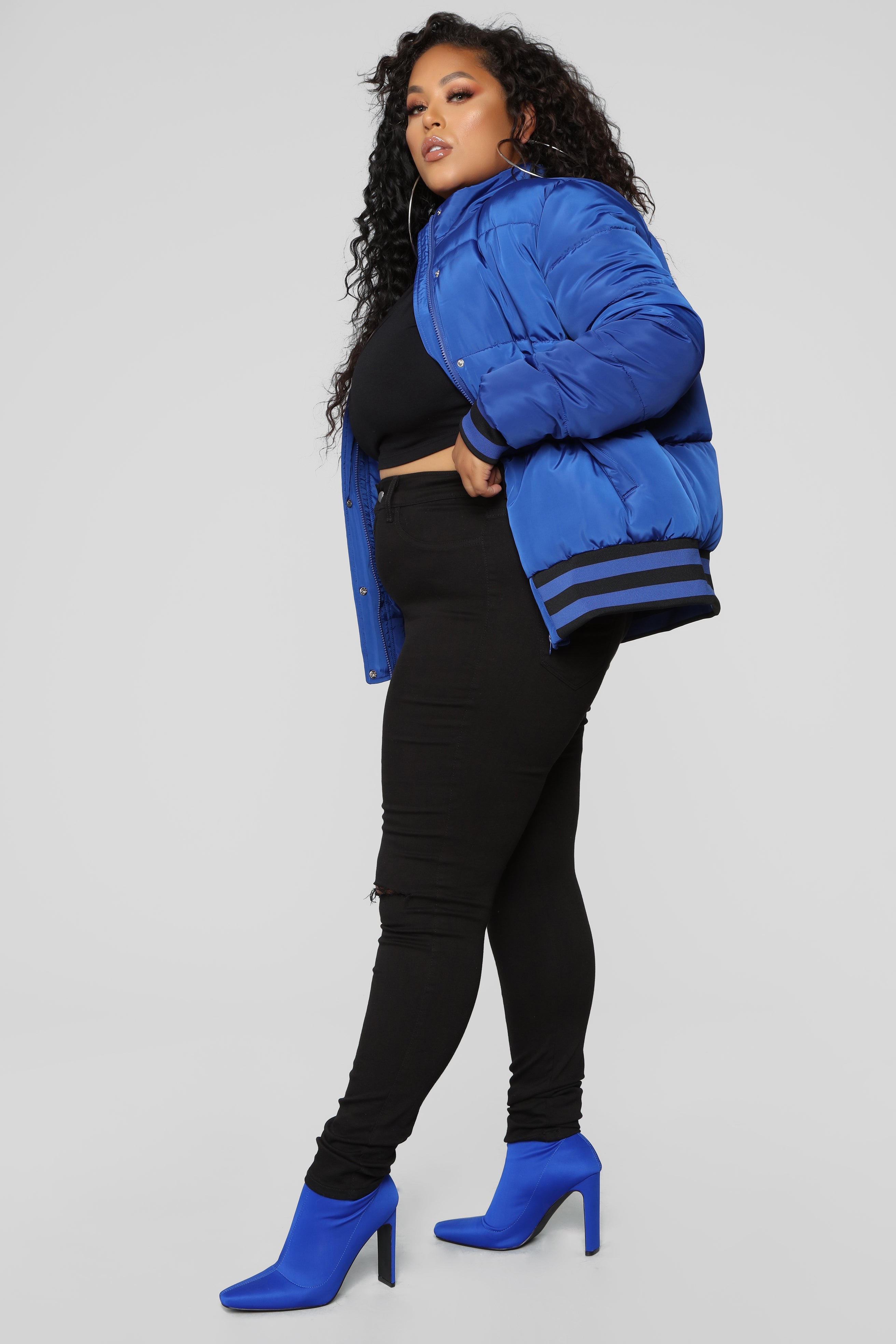 Mrs. Jackson Puffer Jacket - Royal Blue image 10