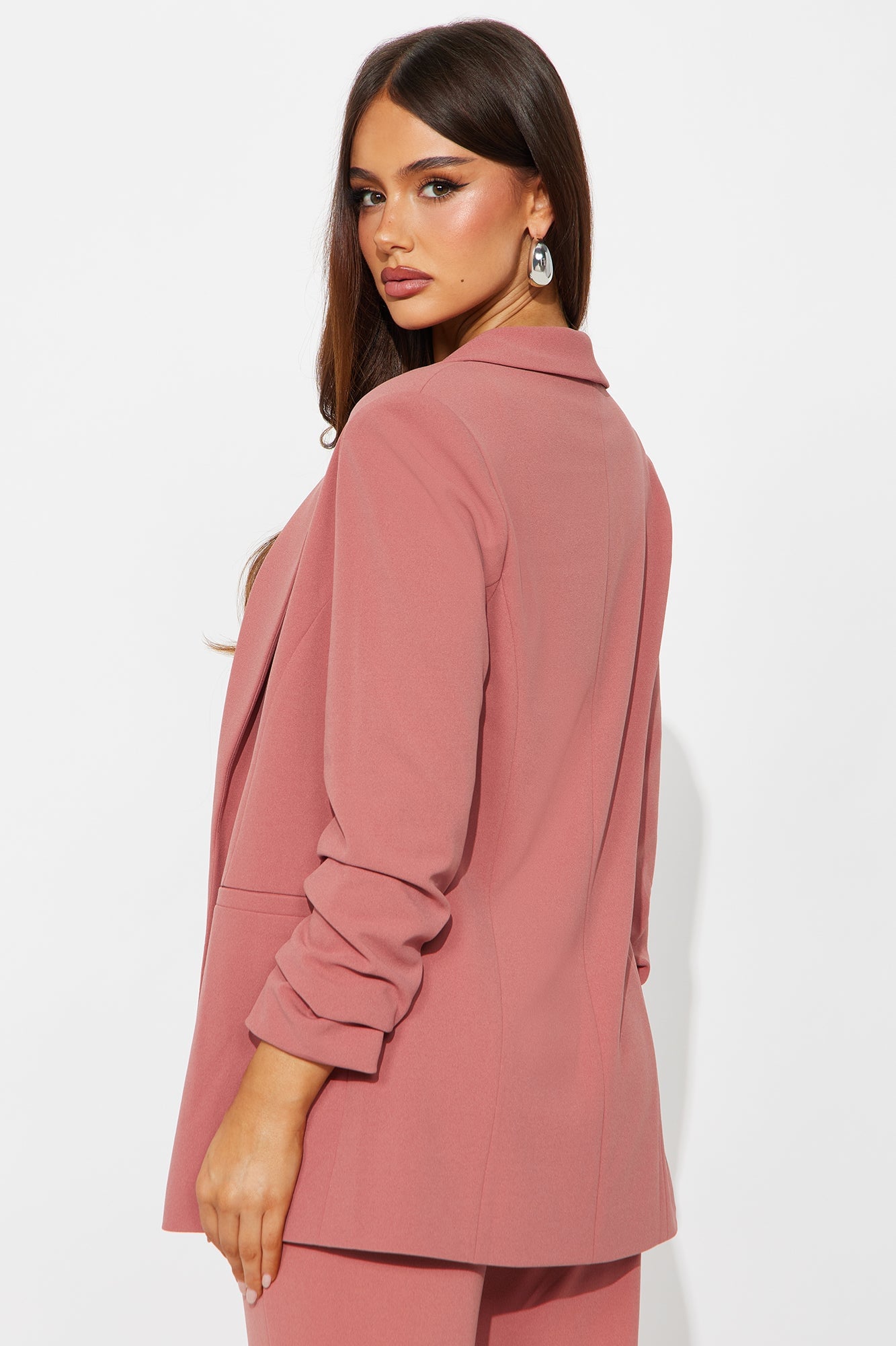 The Celine Blazer - Rose image 6