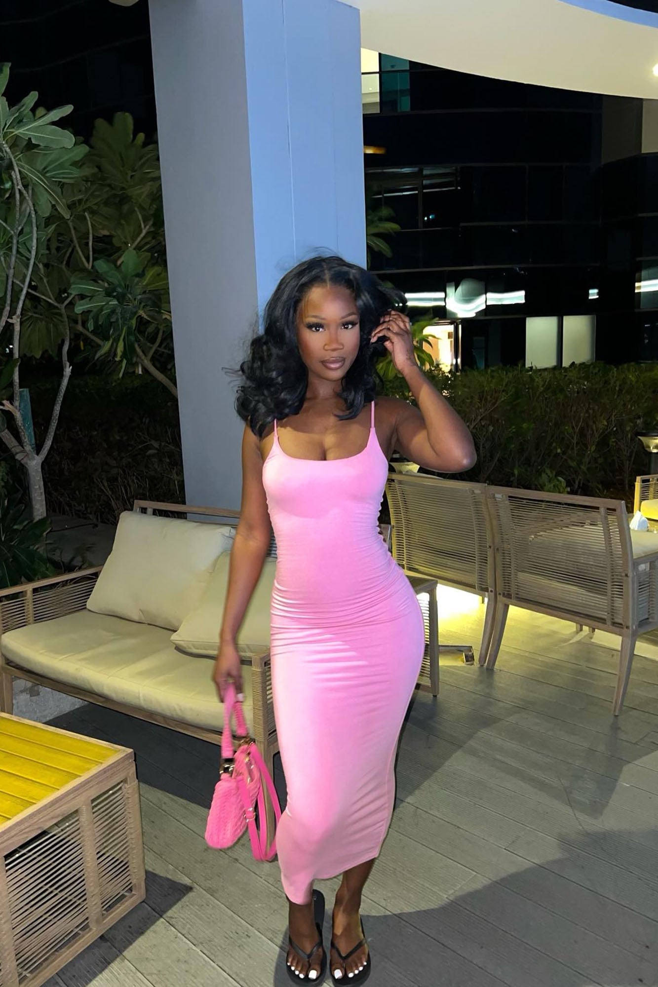 Ajay Maxi Dress - Pink image 7