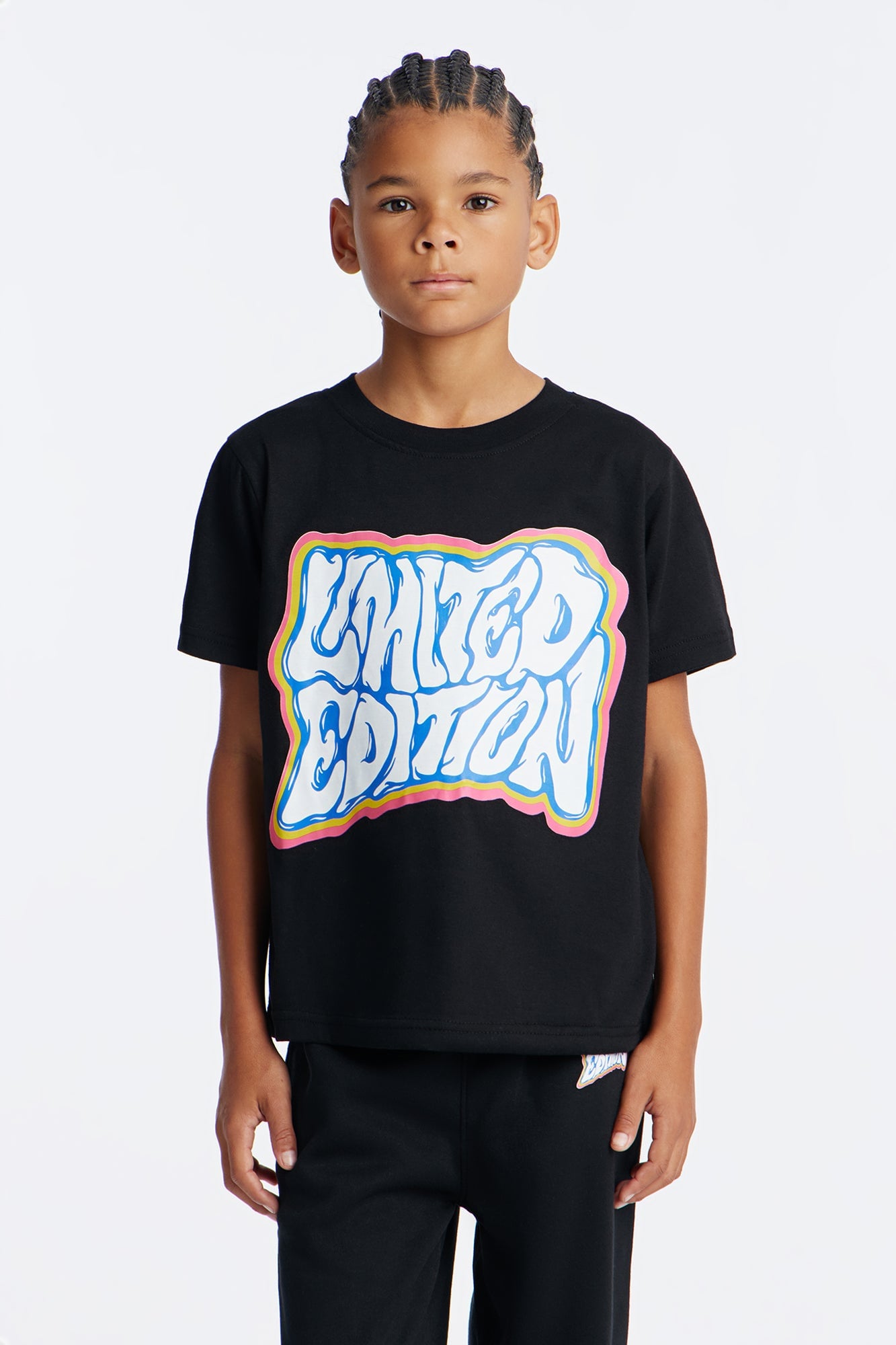 Mini Limited Edition Straight Leg Pant Set - Black image 2