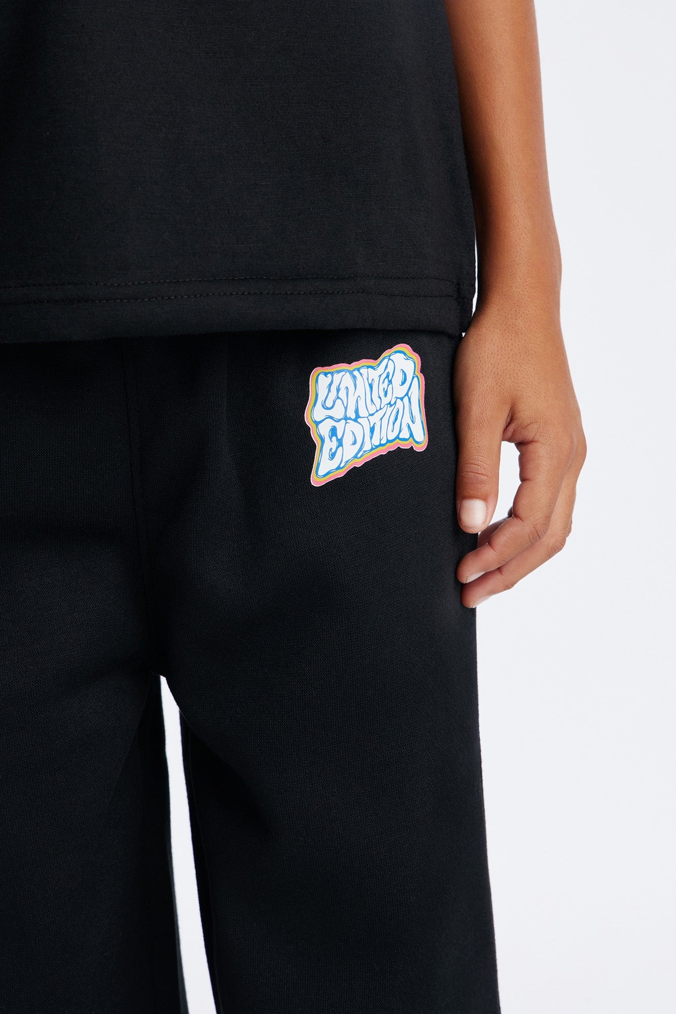 Mini Limited Edition Straight Leg Pant Set - Black image 4