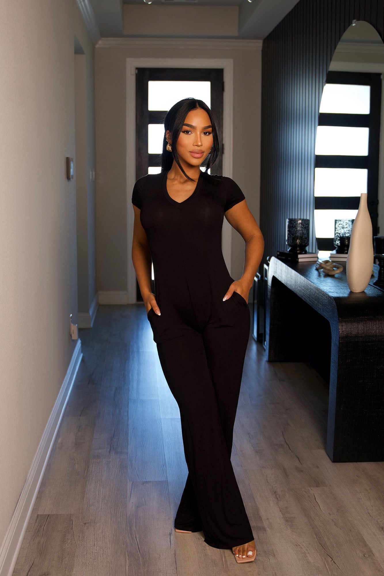 Perfect Weekend Jumpsuit - Black image 7