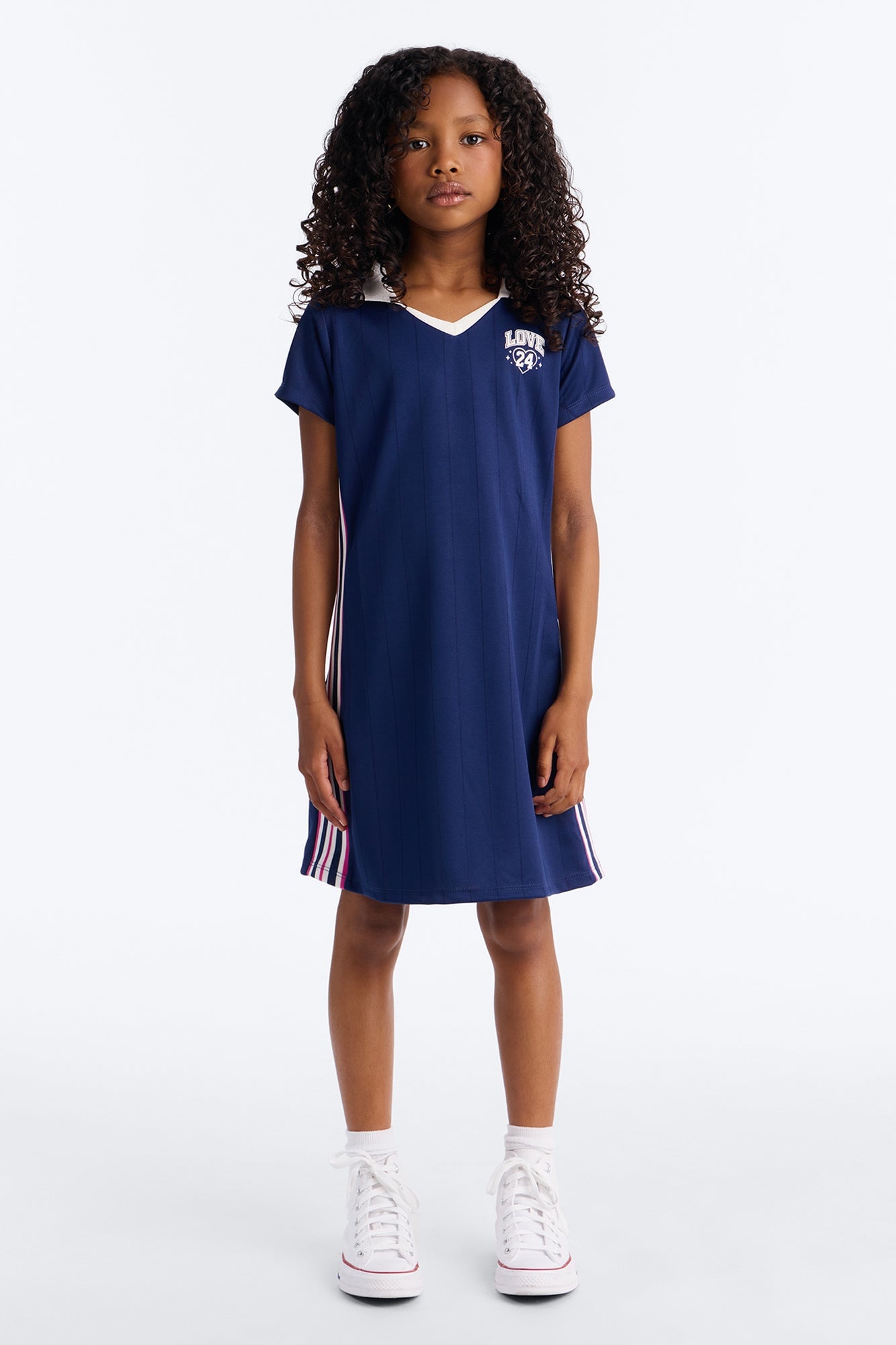 Mini Star Player Active Dress - Navy image 1