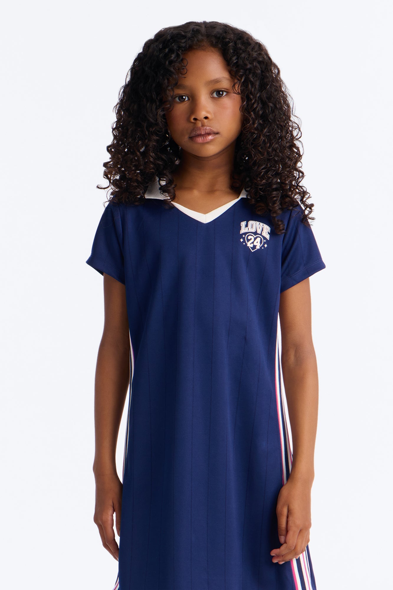 Mini Star Player Active Dress - Navy image 2