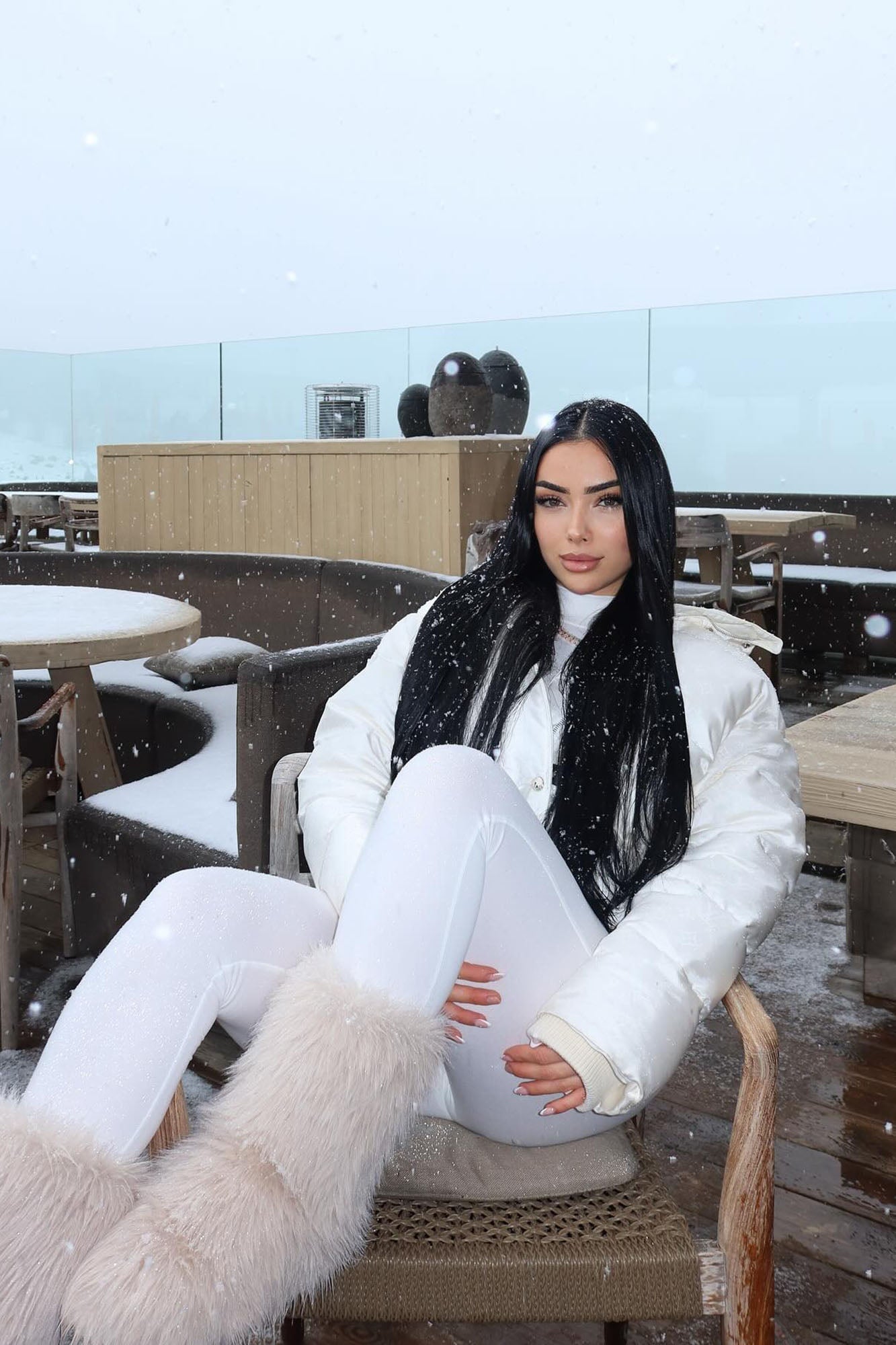 Chilly Days Booties - Beige image 7
