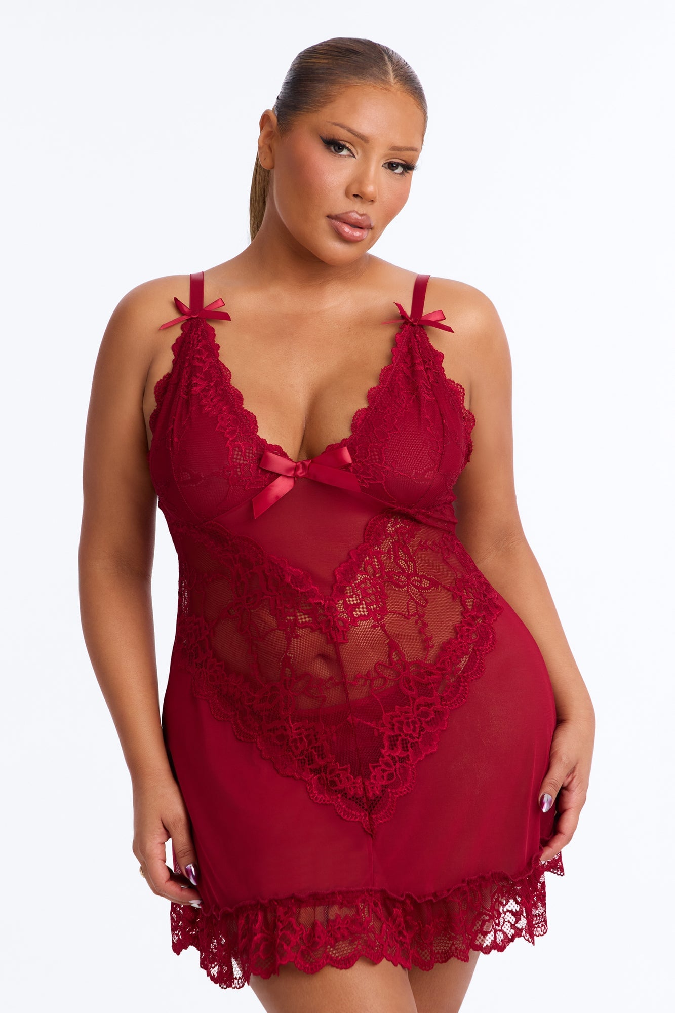 Best You Ever Had Babydoll - DarkRed