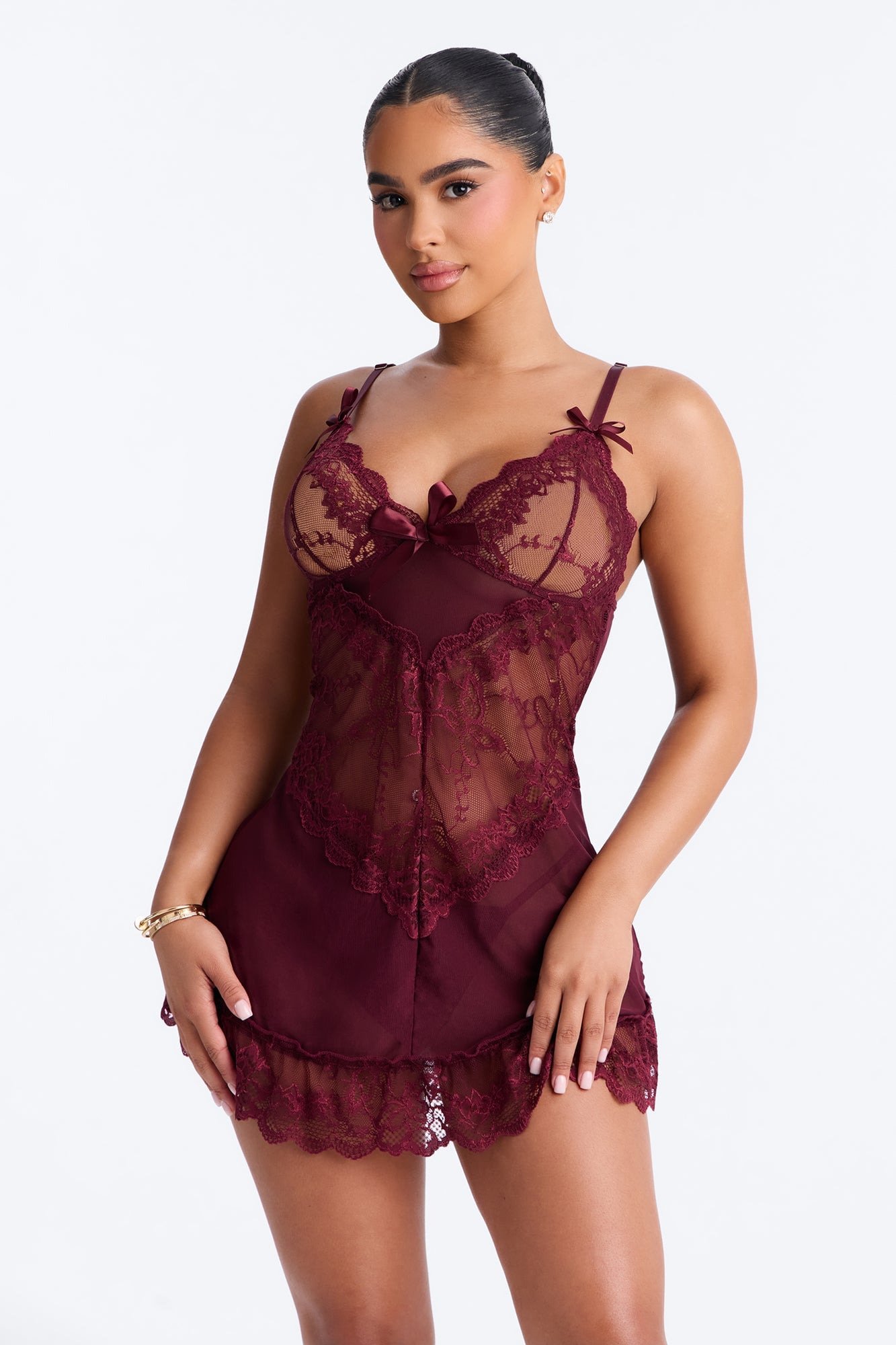 Best You Ever Had Babydoll - Sangria image 4