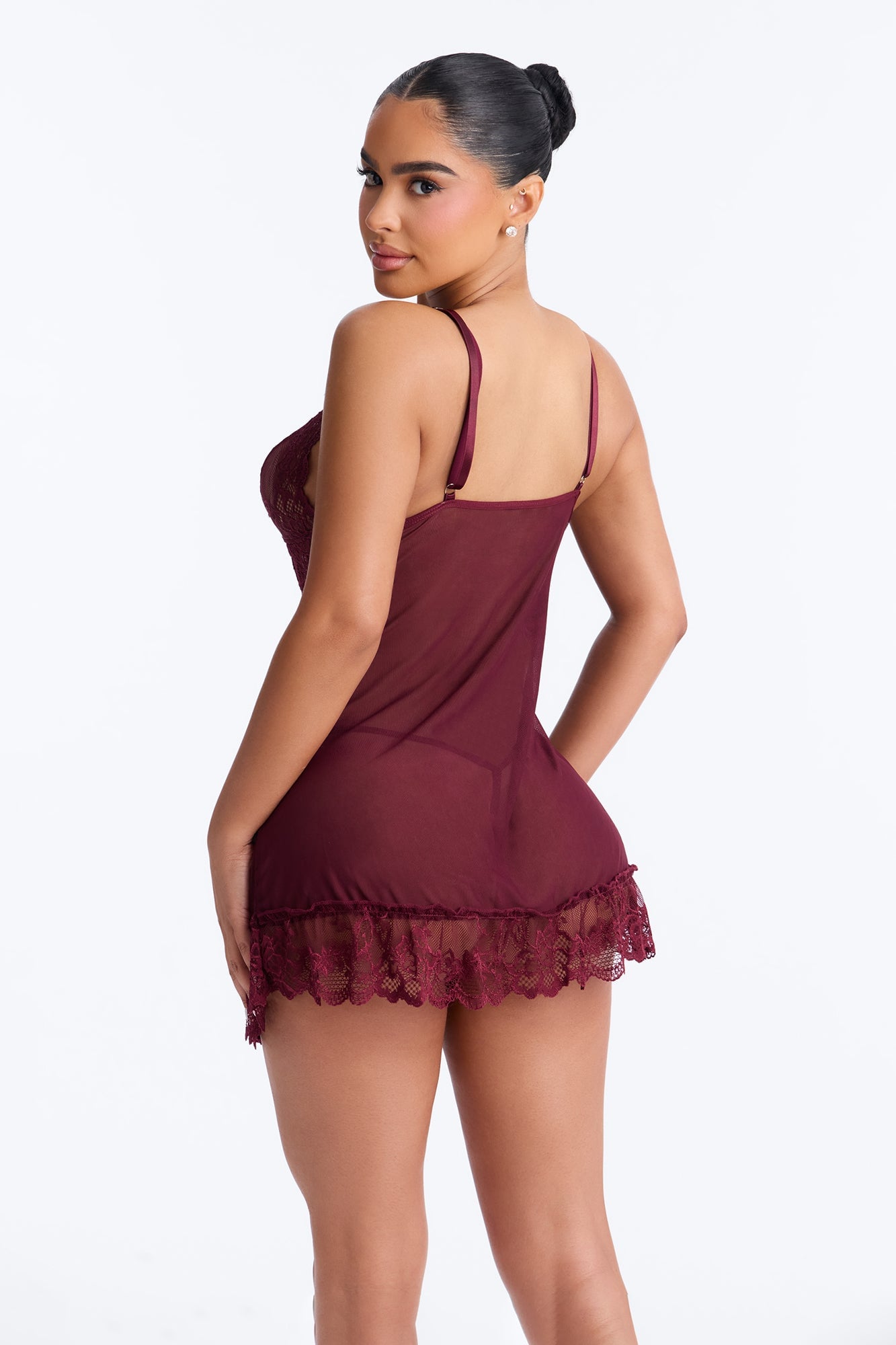 Best You Ever Had Babydoll - Sangria image 6