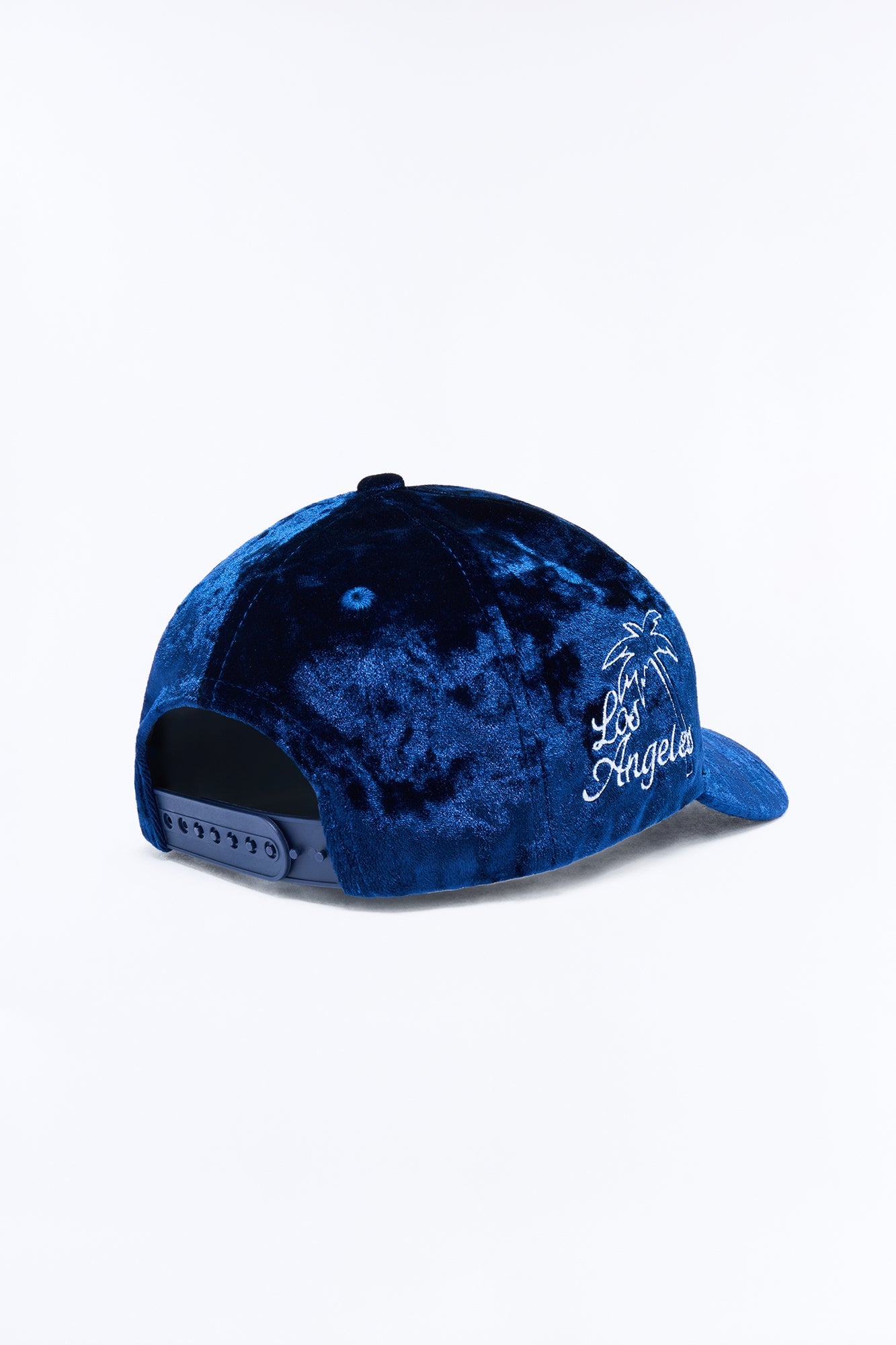 Mini City Of LA Velvet Structured Snapback Hat - Navy image 2