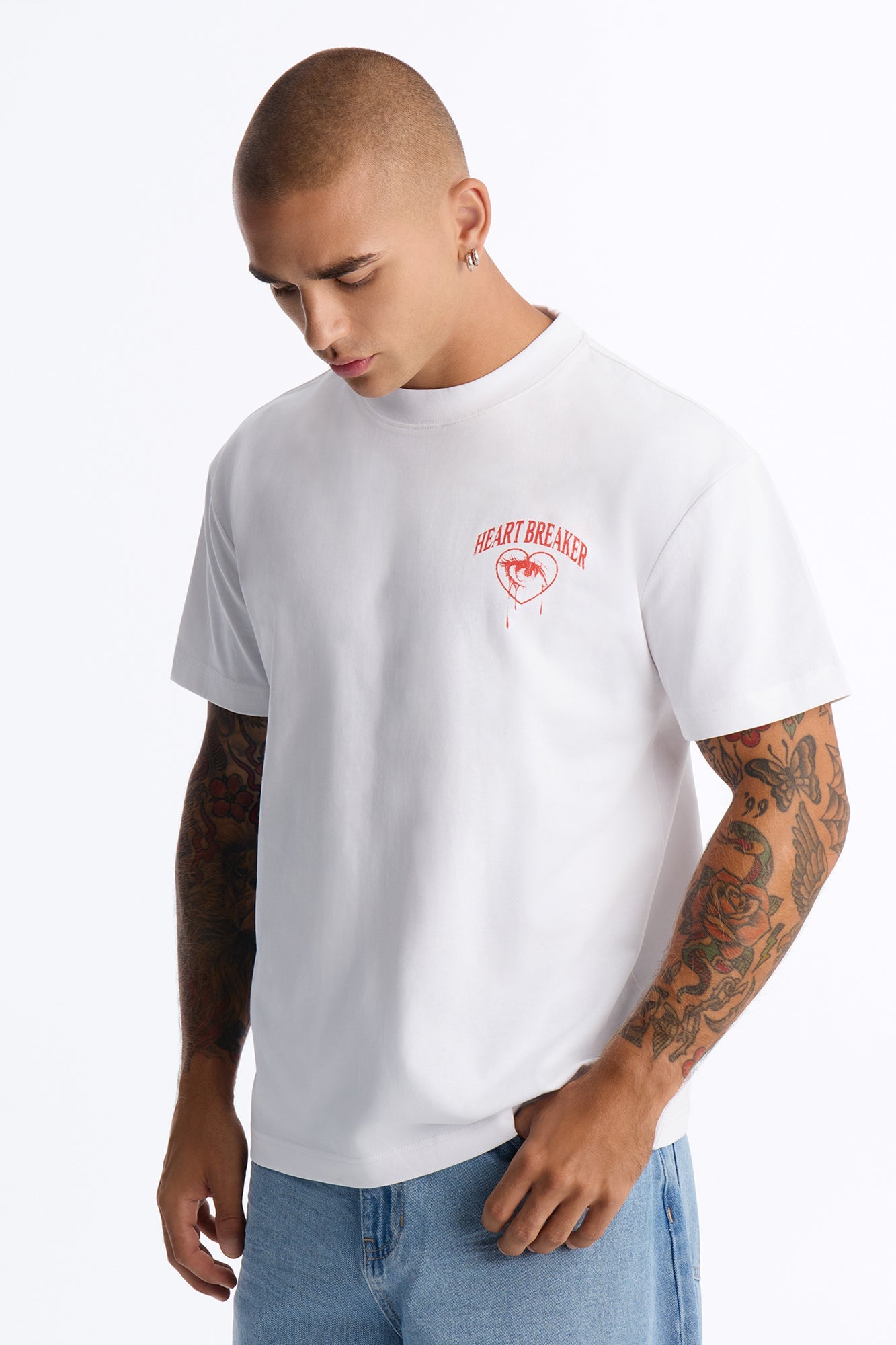 Love Now Cry Later Short Sleeve Tee - White image 6