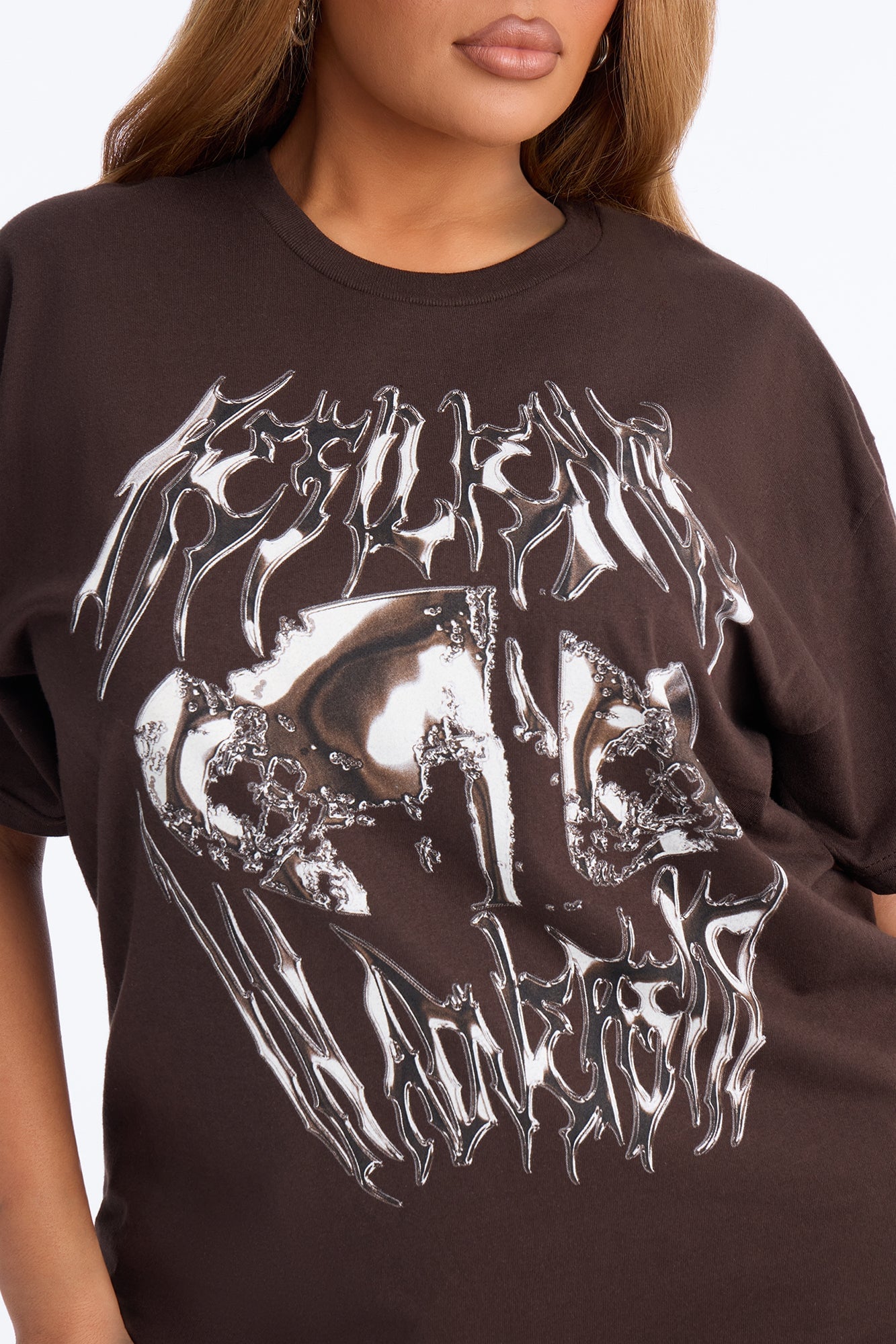 Resilience Chrome Graphic Tee - Chocolate image 3