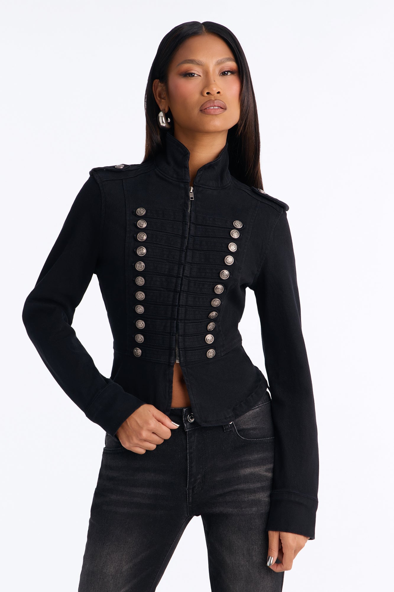 Major Moves Stretch Twill Jacket - Black image 4