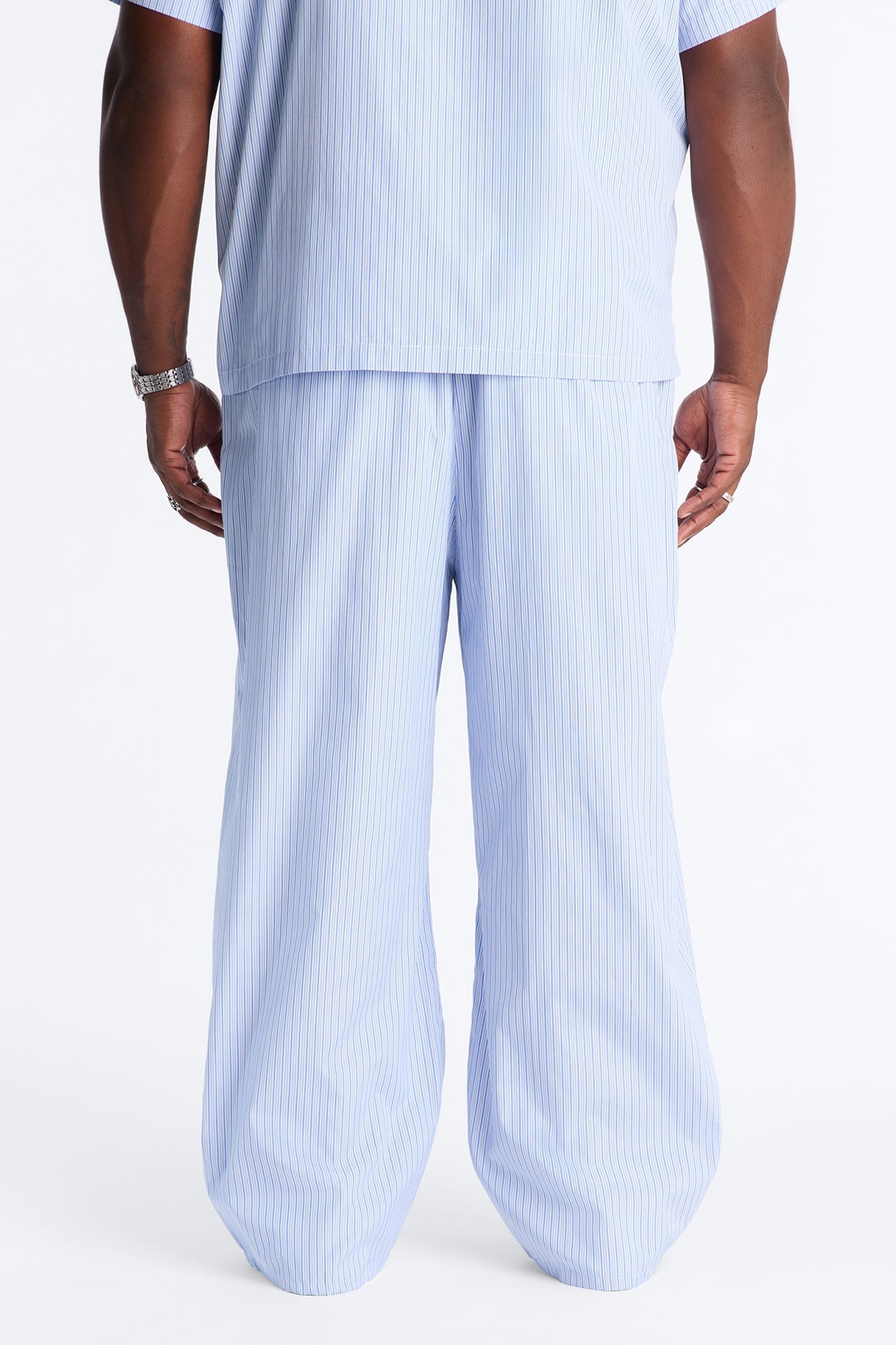 Nocturnal Stripe Baggy Pant - Blue/combo image 4