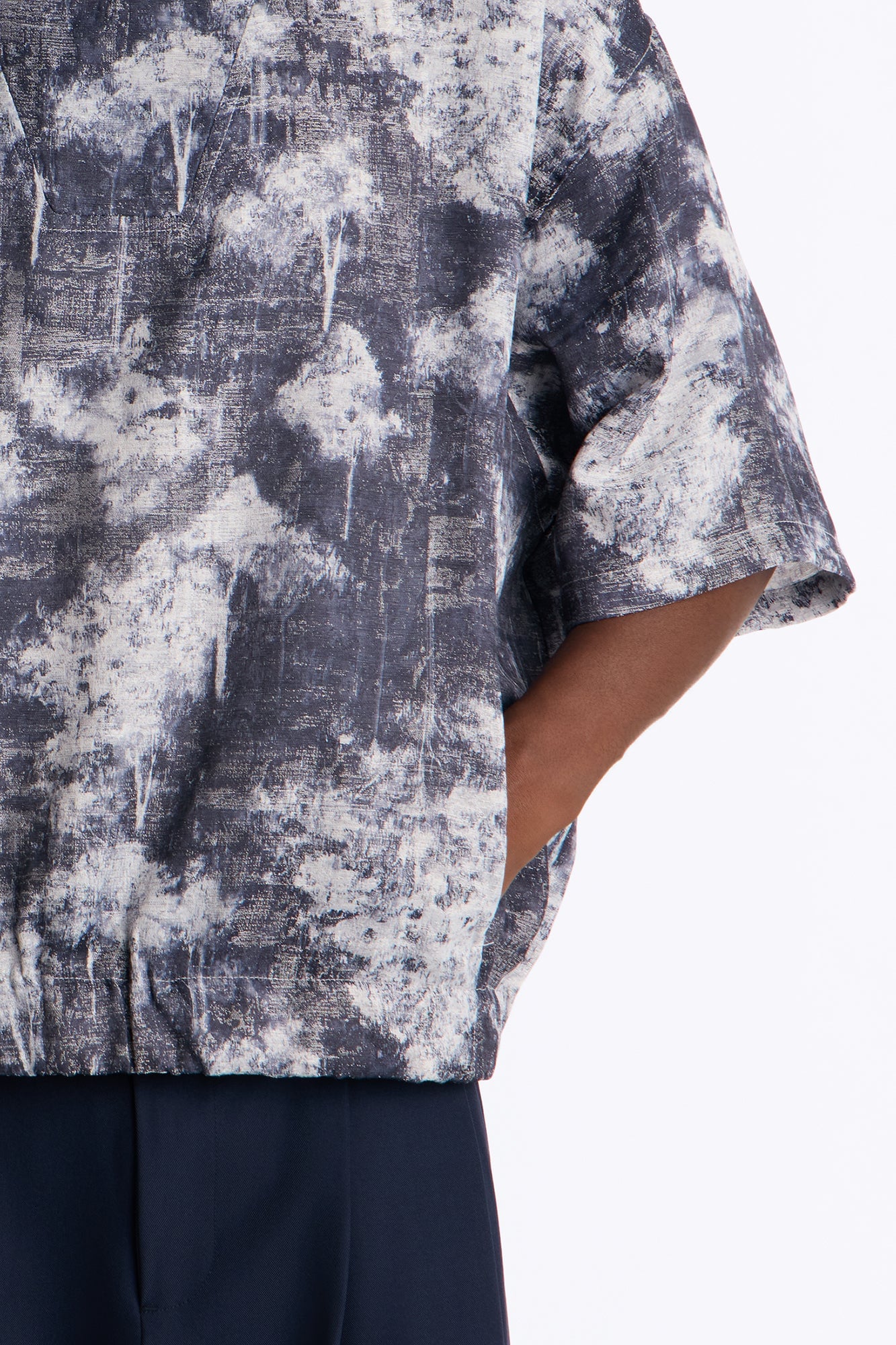 Shadow Grove Johnny Collar Polo - Blue image 8
