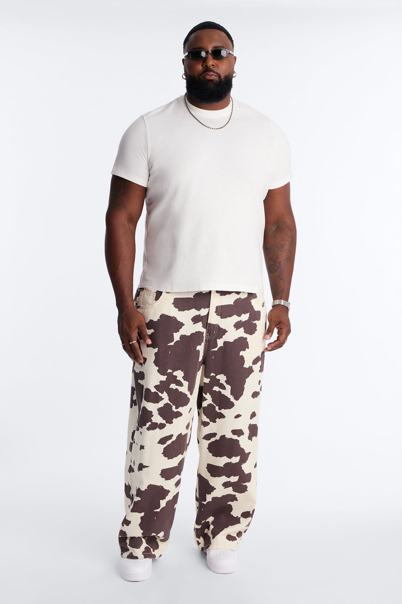Modern Rodeo Baggy Jean - Brown Combo image 2