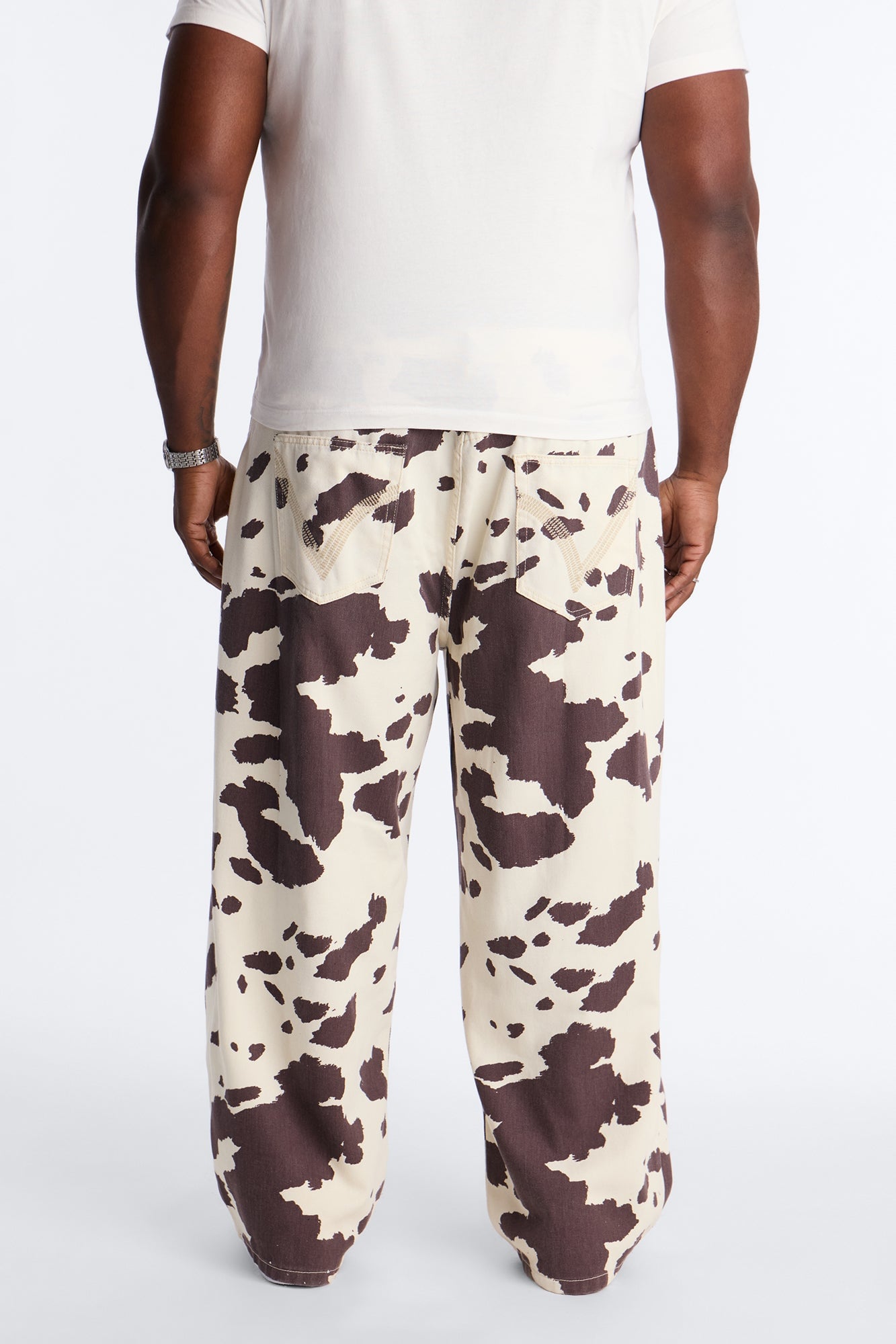 Modern Rodeo Baggy Jean - Brown Combo image 3