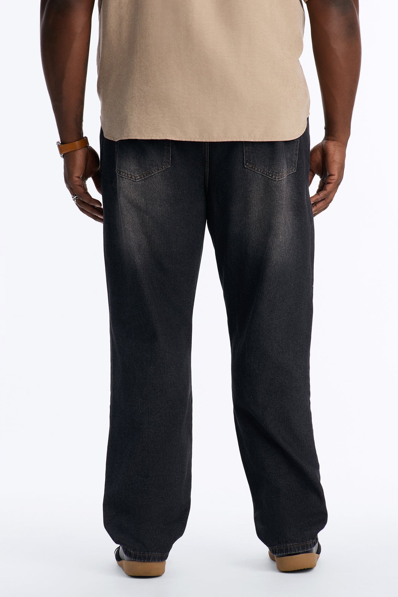 Gotham Night Straight Leg Jean - Black Wash image 4