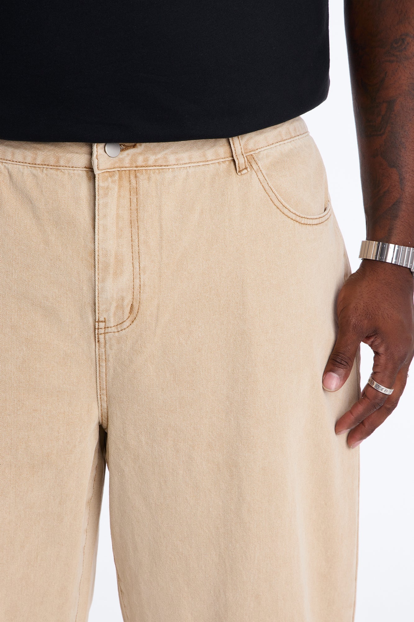 Sandstorm Baggy Jean - LightBrown image 3