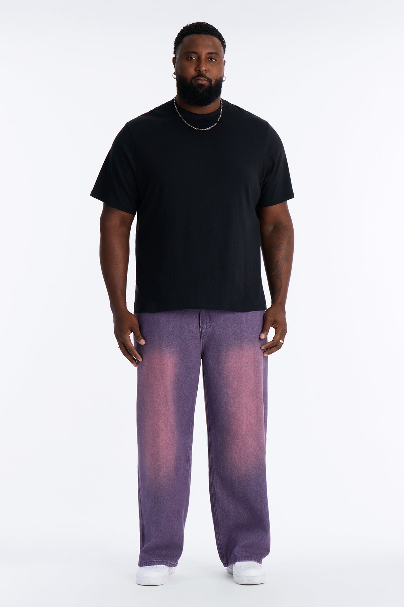 Coastal Fade Baggy Jean - Purple image 1
