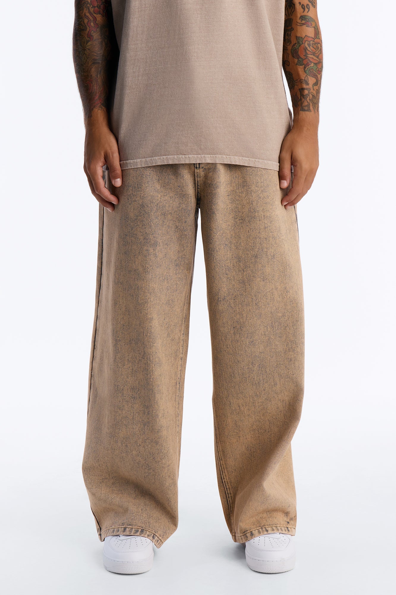Sun Washed Baggy Jean - VintageWash image 6
