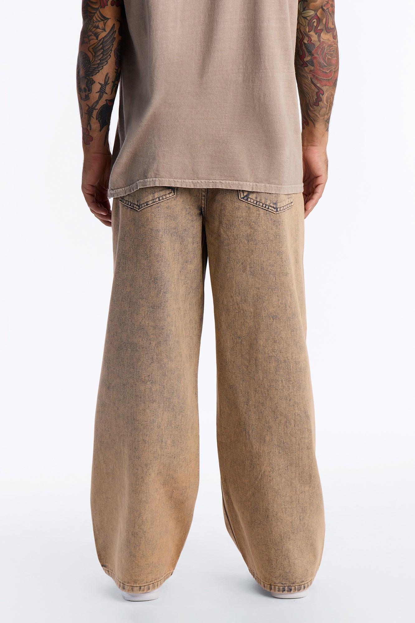 Sun Washed Baggy Jean - VintageWash image 8