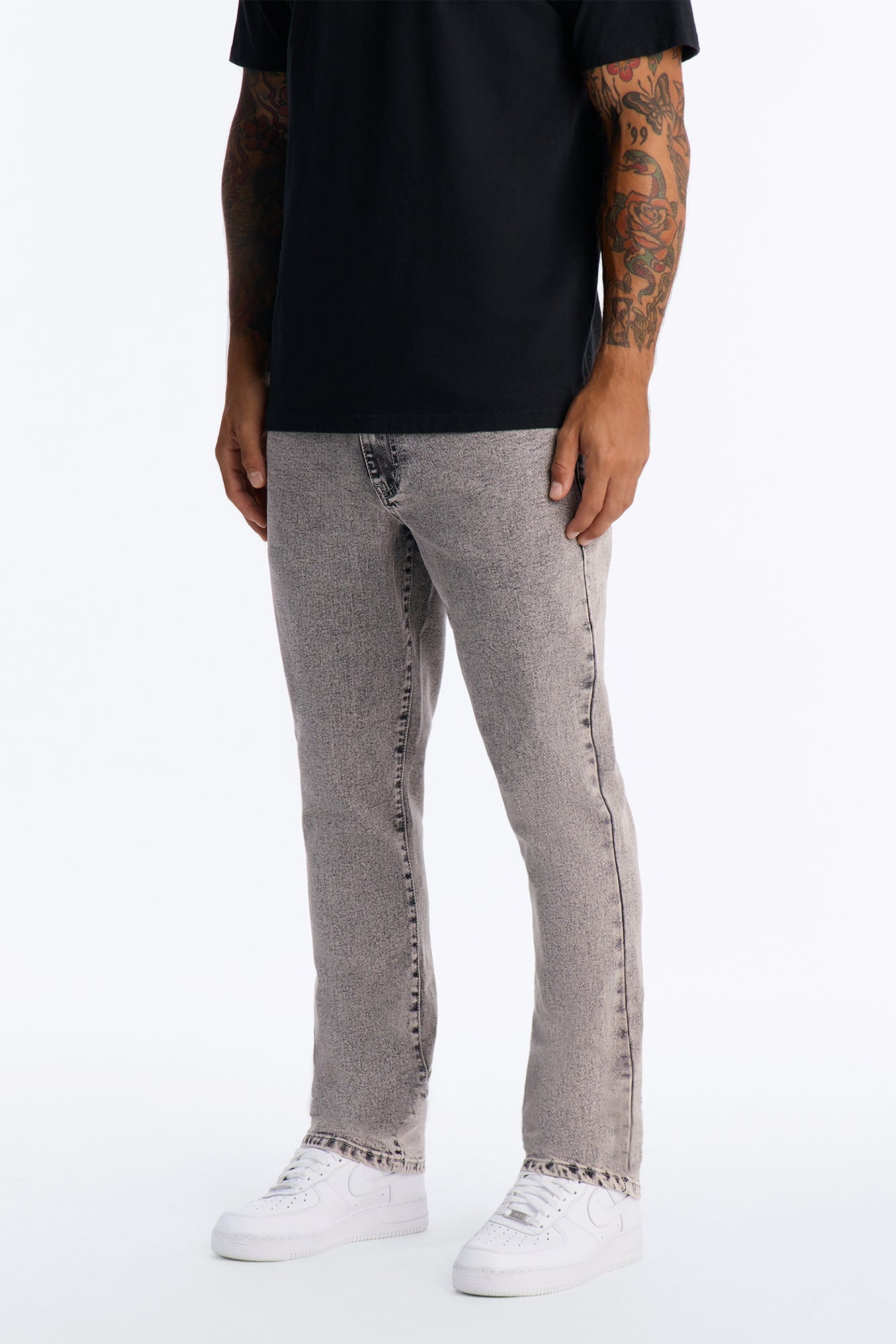 All Day Stacked Skinny Jean - Washed Grey image 6