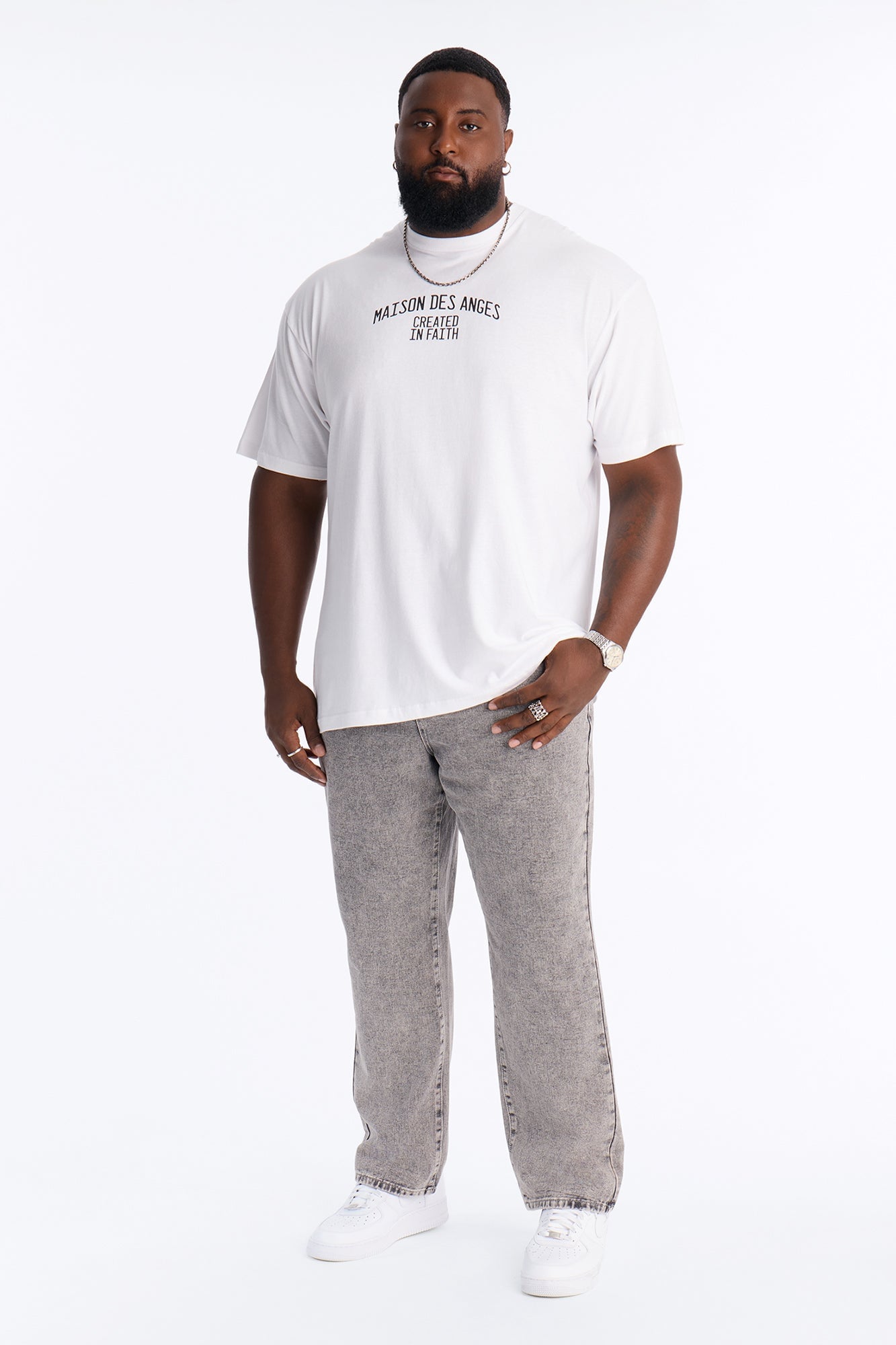 All Day Straight Leg Jean - Washed Grey image 2