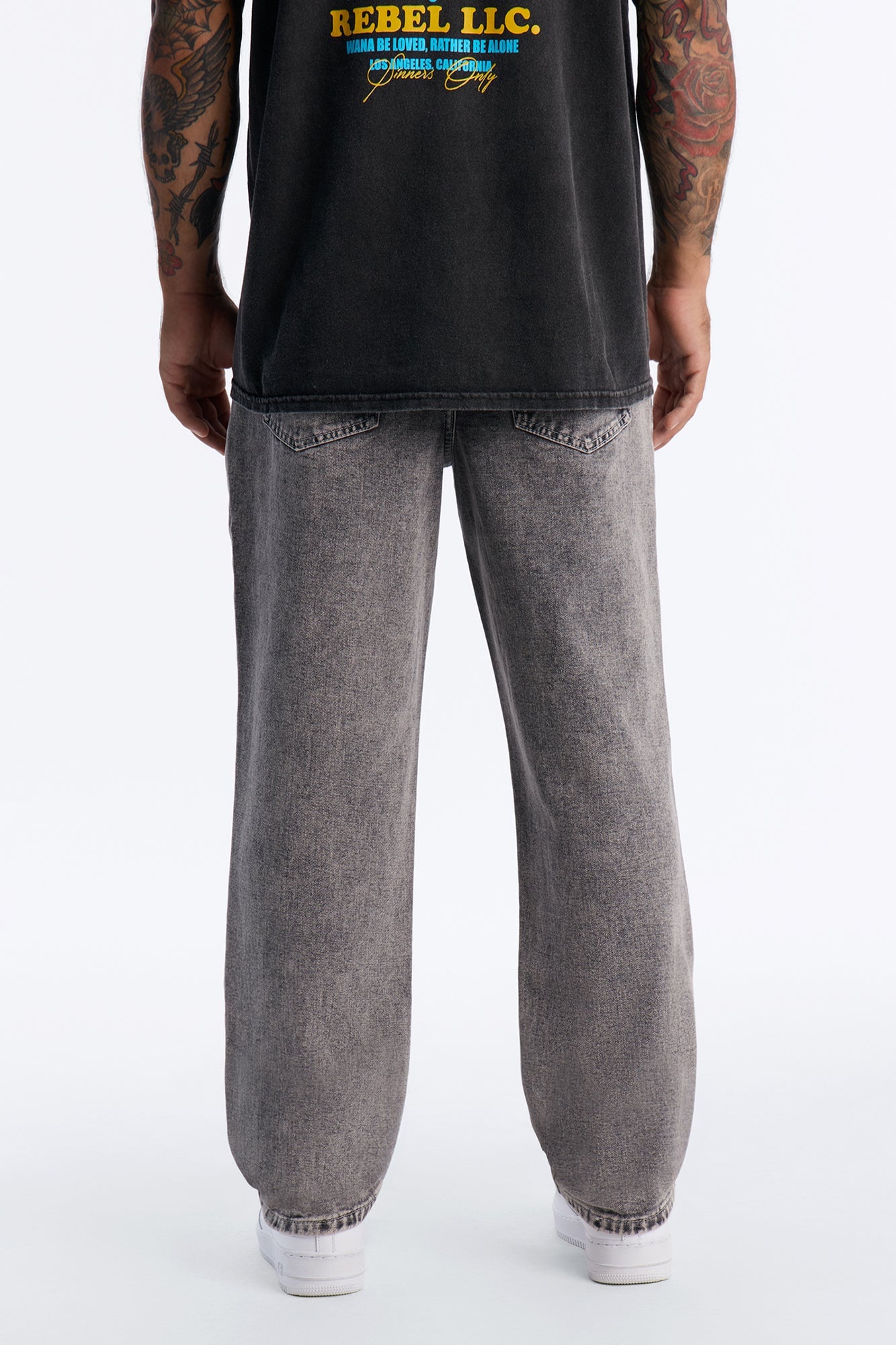 All Day Straight Leg Jean - Washed Grey image 8