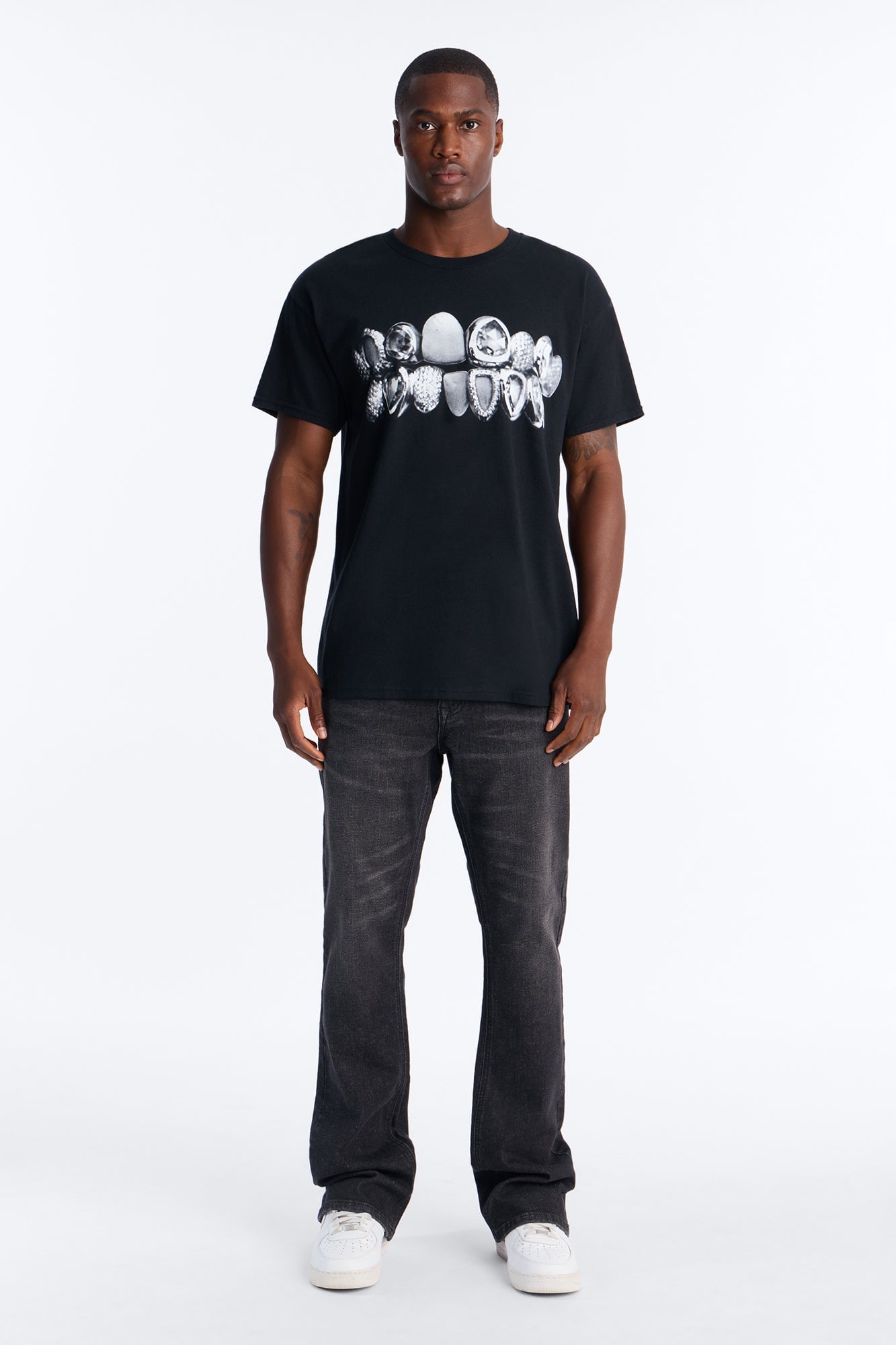Pusha T Oversized Short Sleeve Tee - Black image 2